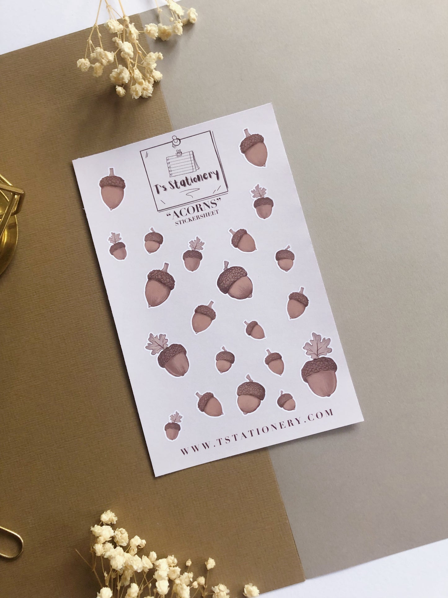 "Fall Sticker Set Of 5"