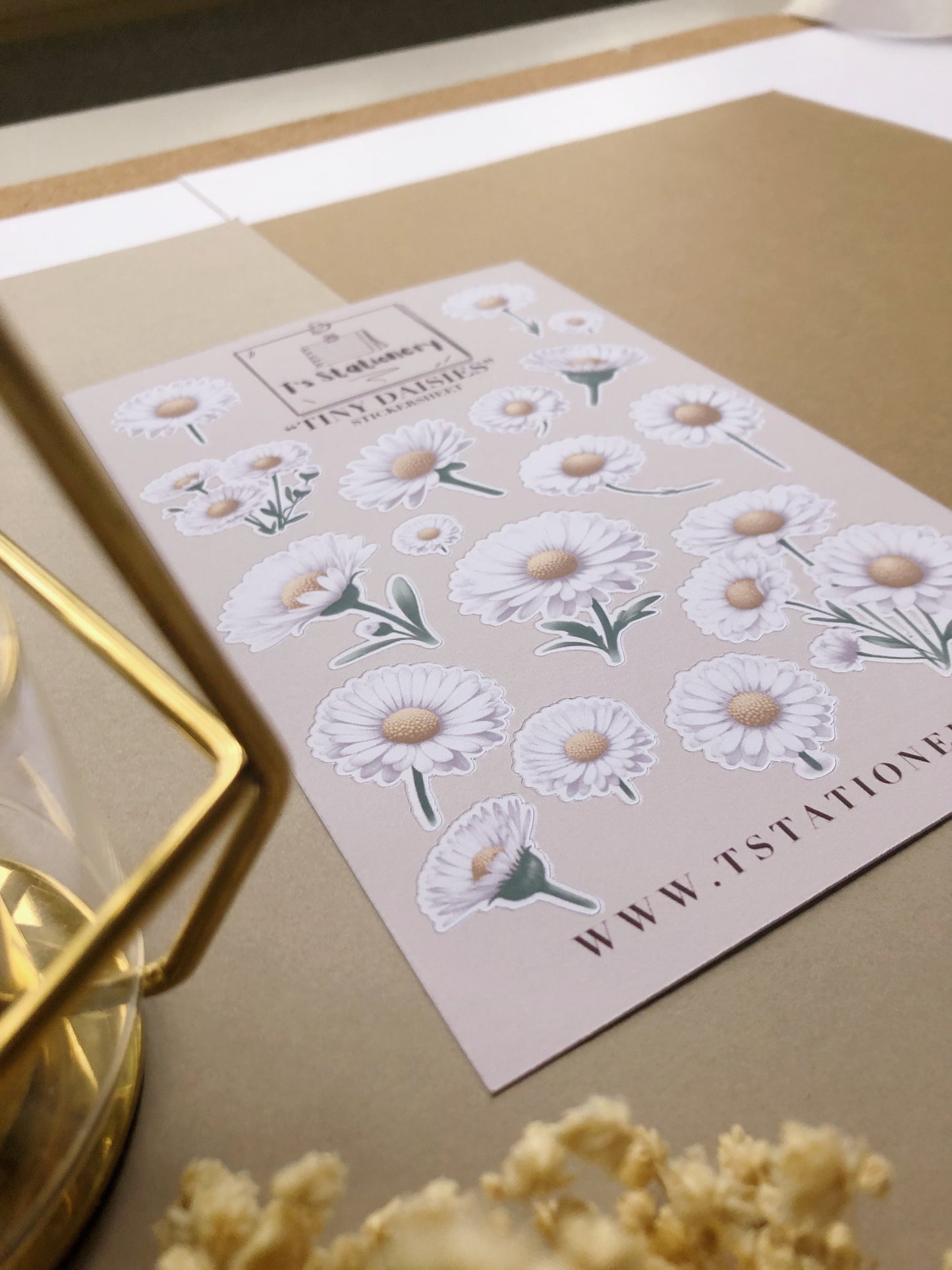 "Tiny Daisies" Sticker Sheet