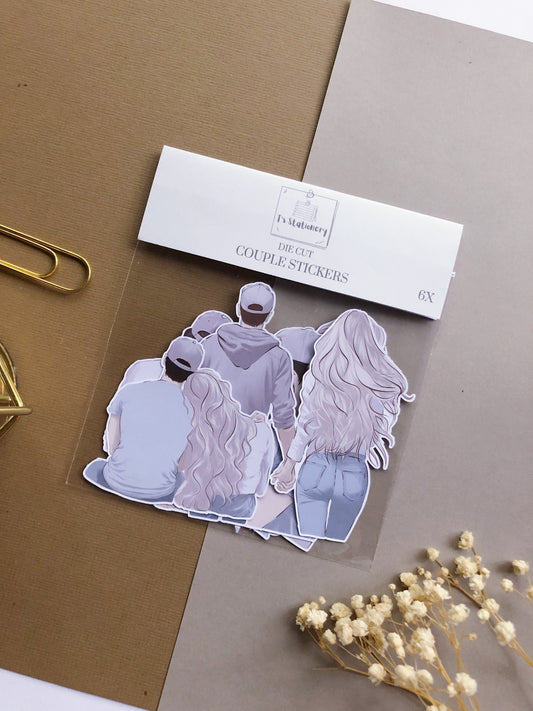 "Couple Die Cuts" Sticker Bag