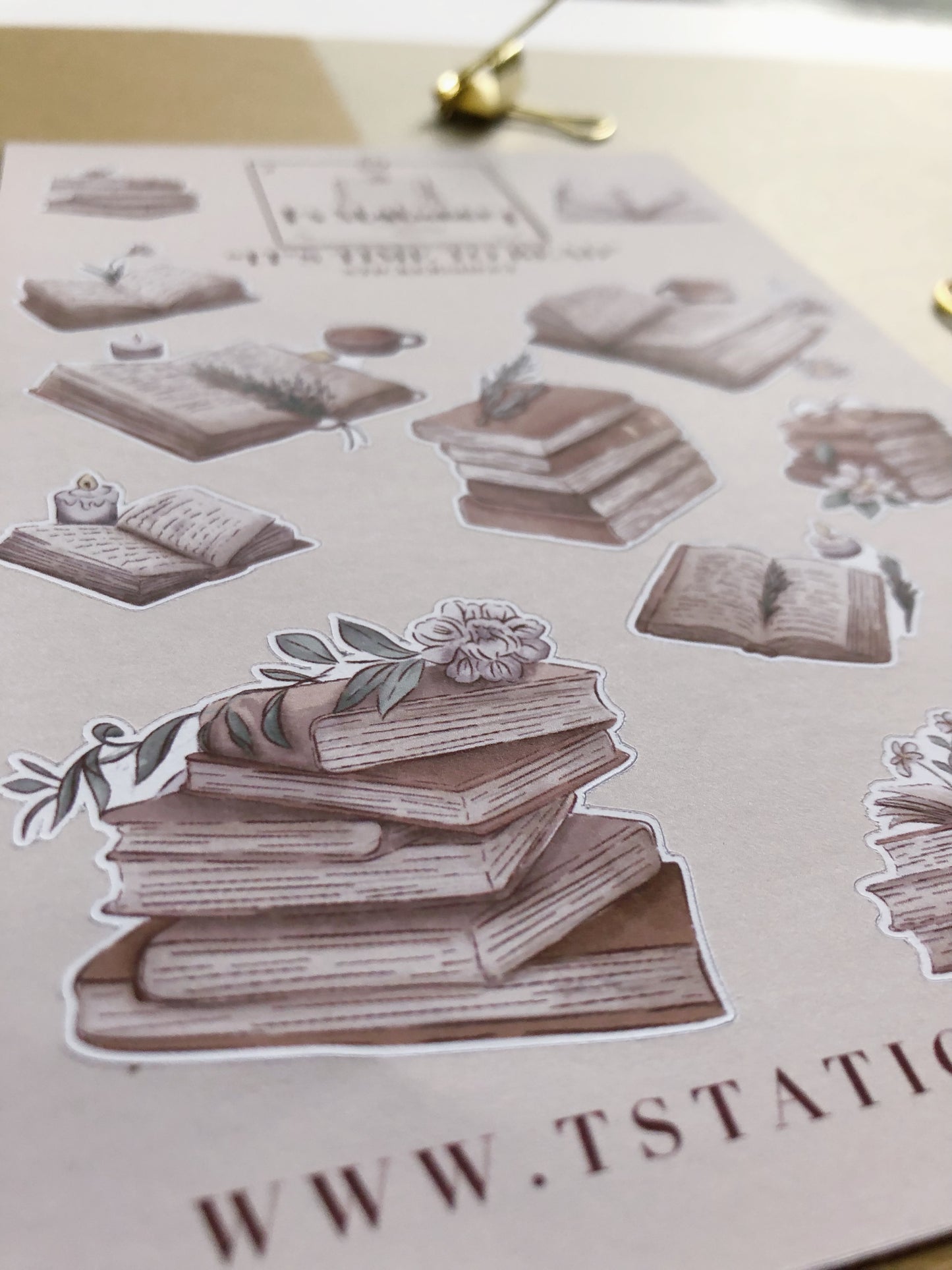 "It's Time To Read"  Sticker Sheet