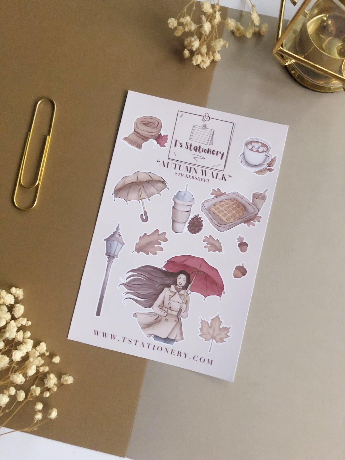 "Fall Sticker Set Of 5"