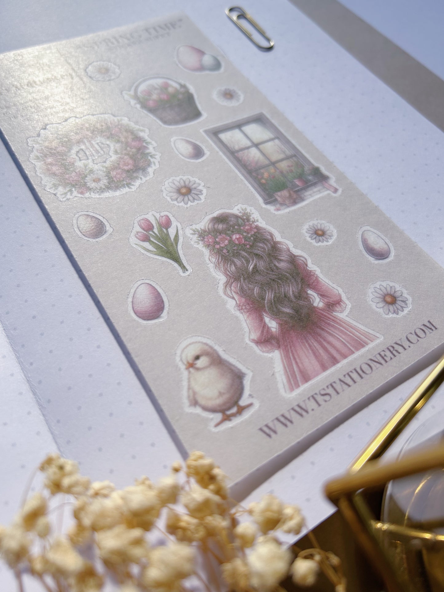 "Spring Time"  Sticker Sheet