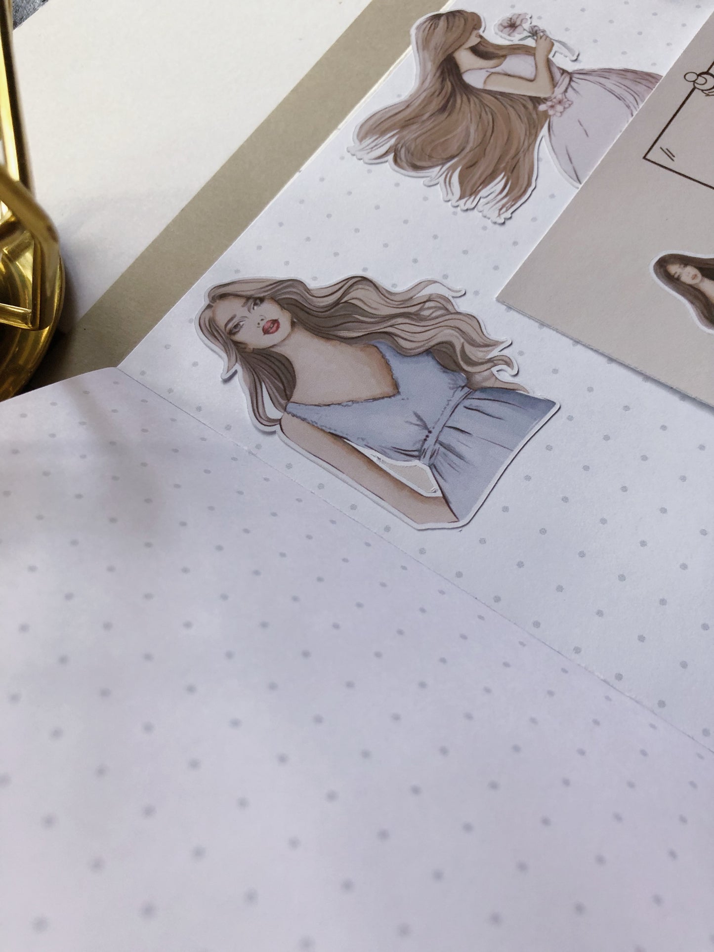 "Pastel Girls 2" Sticker Sheet