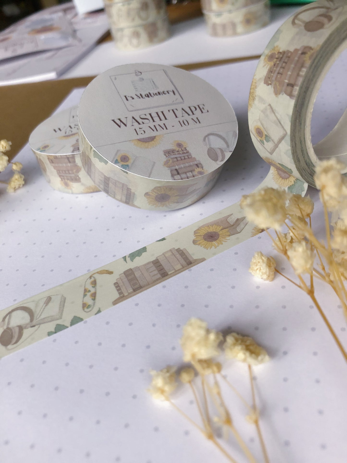 "Summer Books" Washi Tape