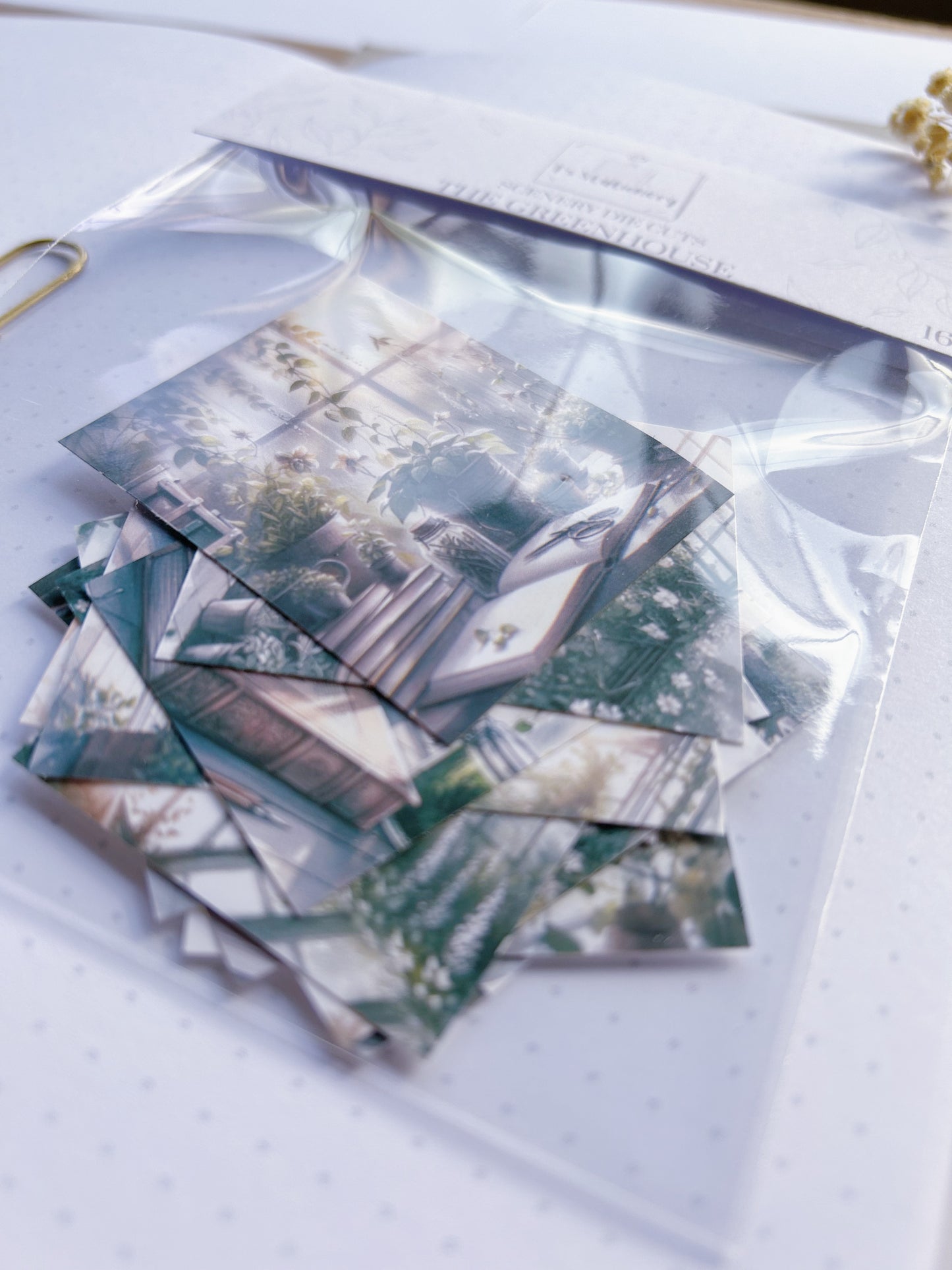 16pcs "The Greenhouse" Scenery Sticker Pack