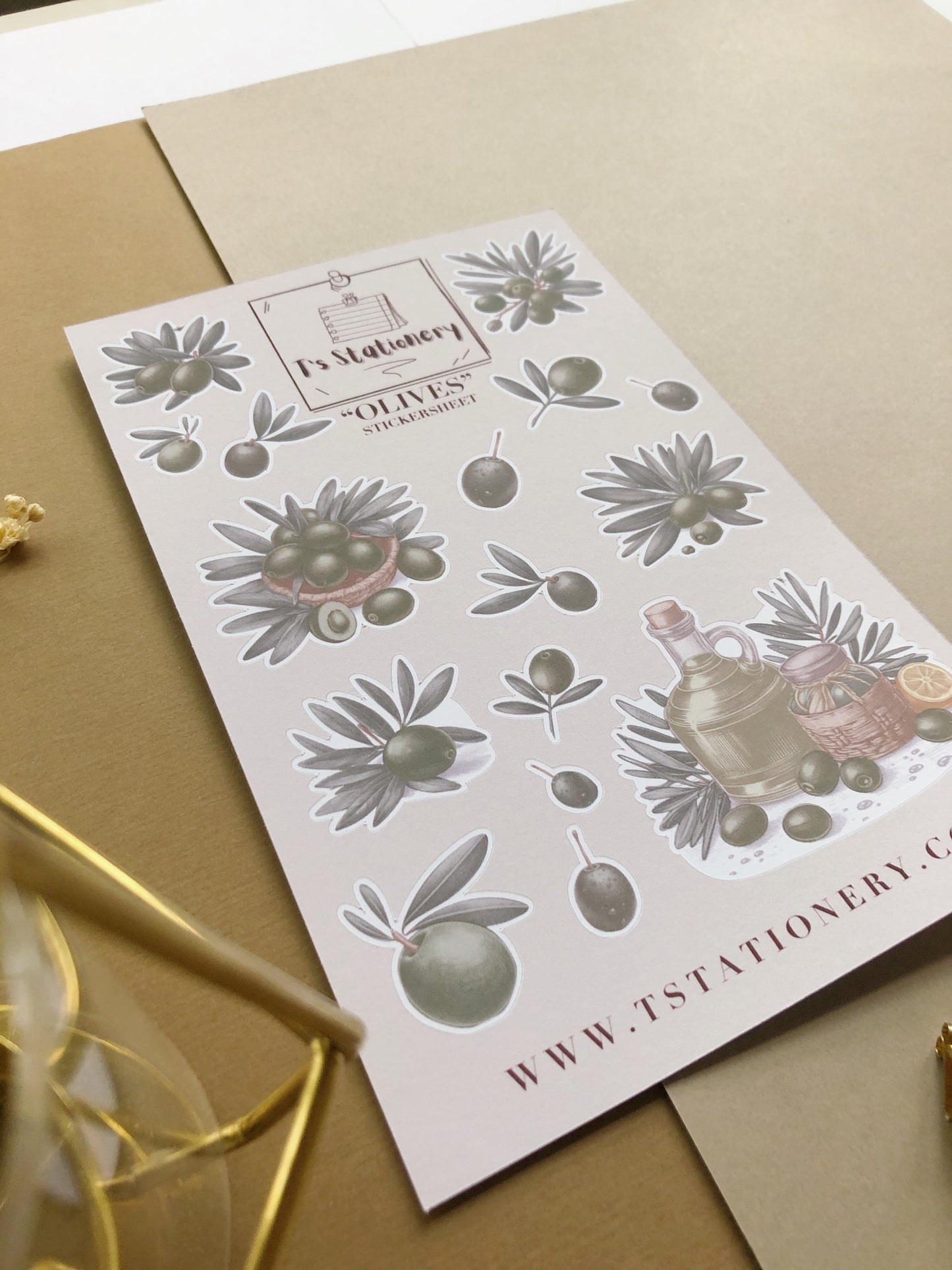 "Olives" Sticker Sheet