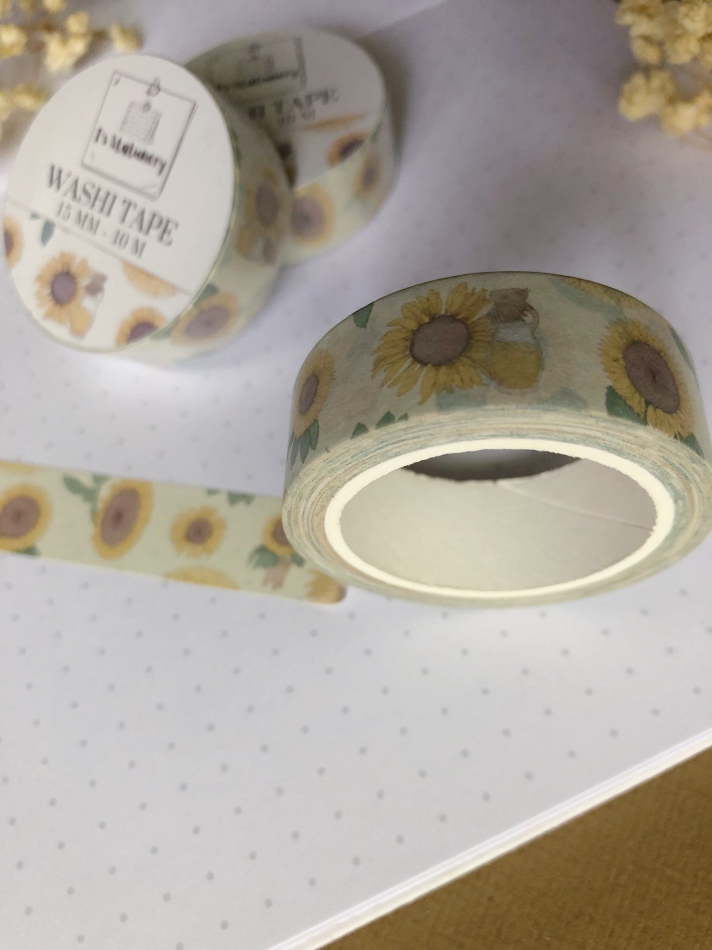 "Sunflowers" Washi Tape