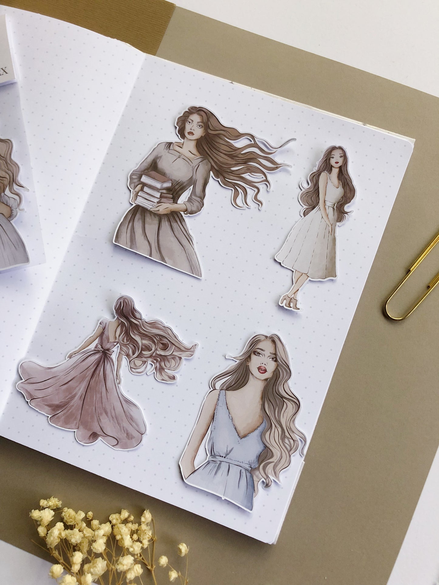 "Pastel Girls" Sticker Bag