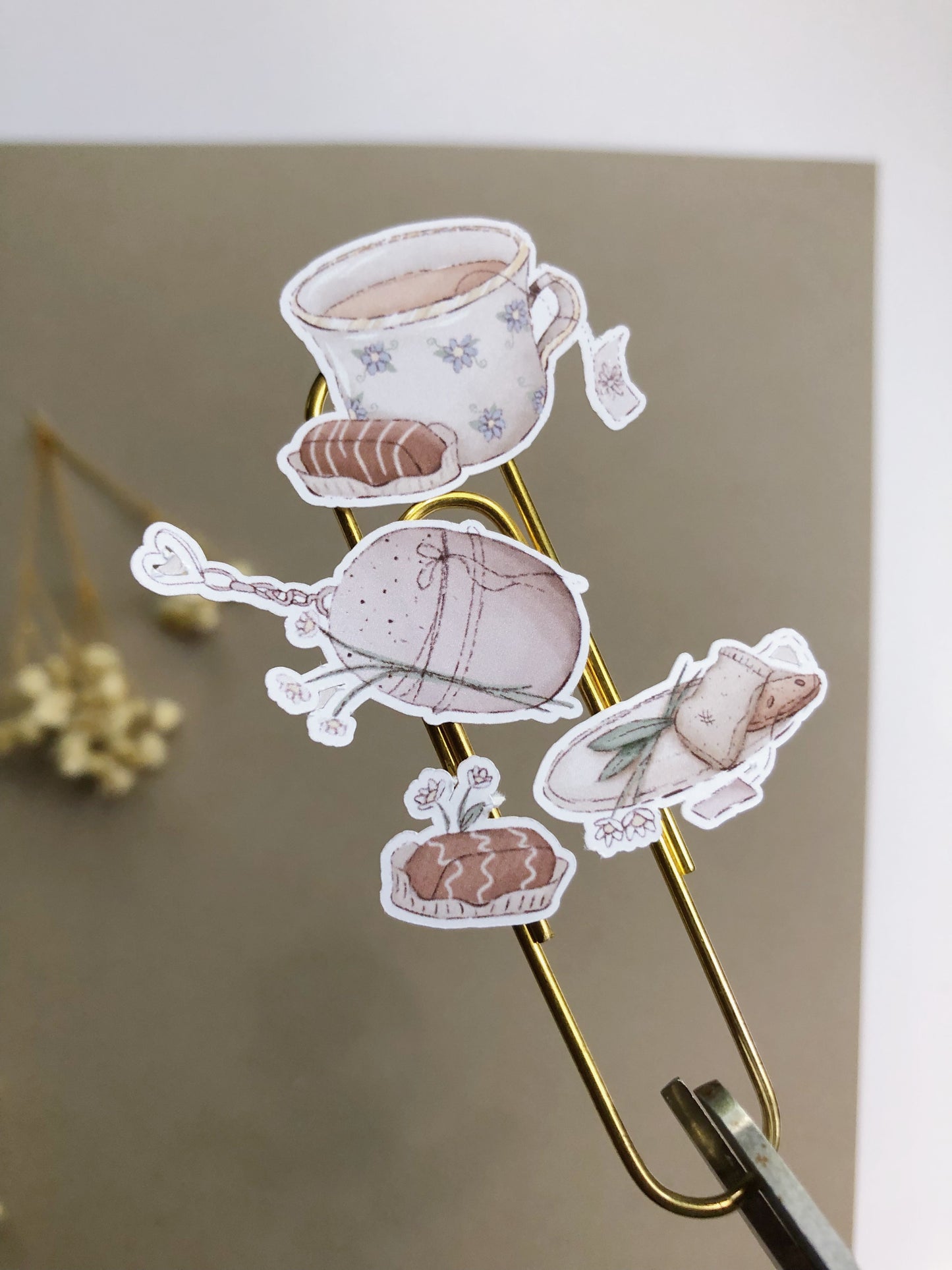 "Tea Things"  Sticker Sheet
