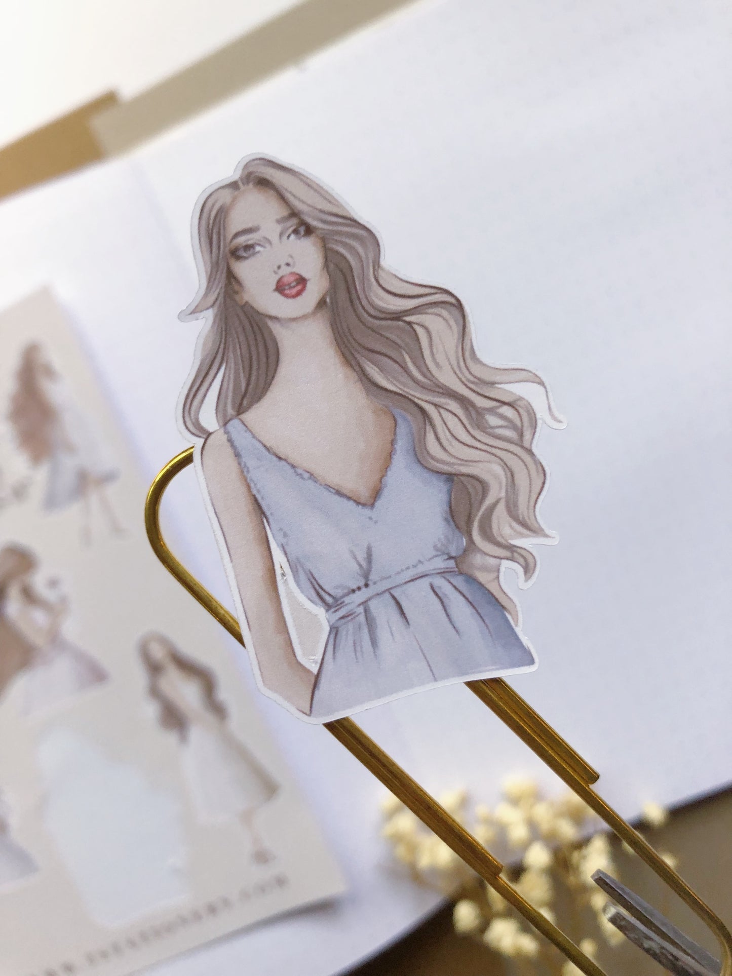 "Pastel Girls 2" Sticker Sheet