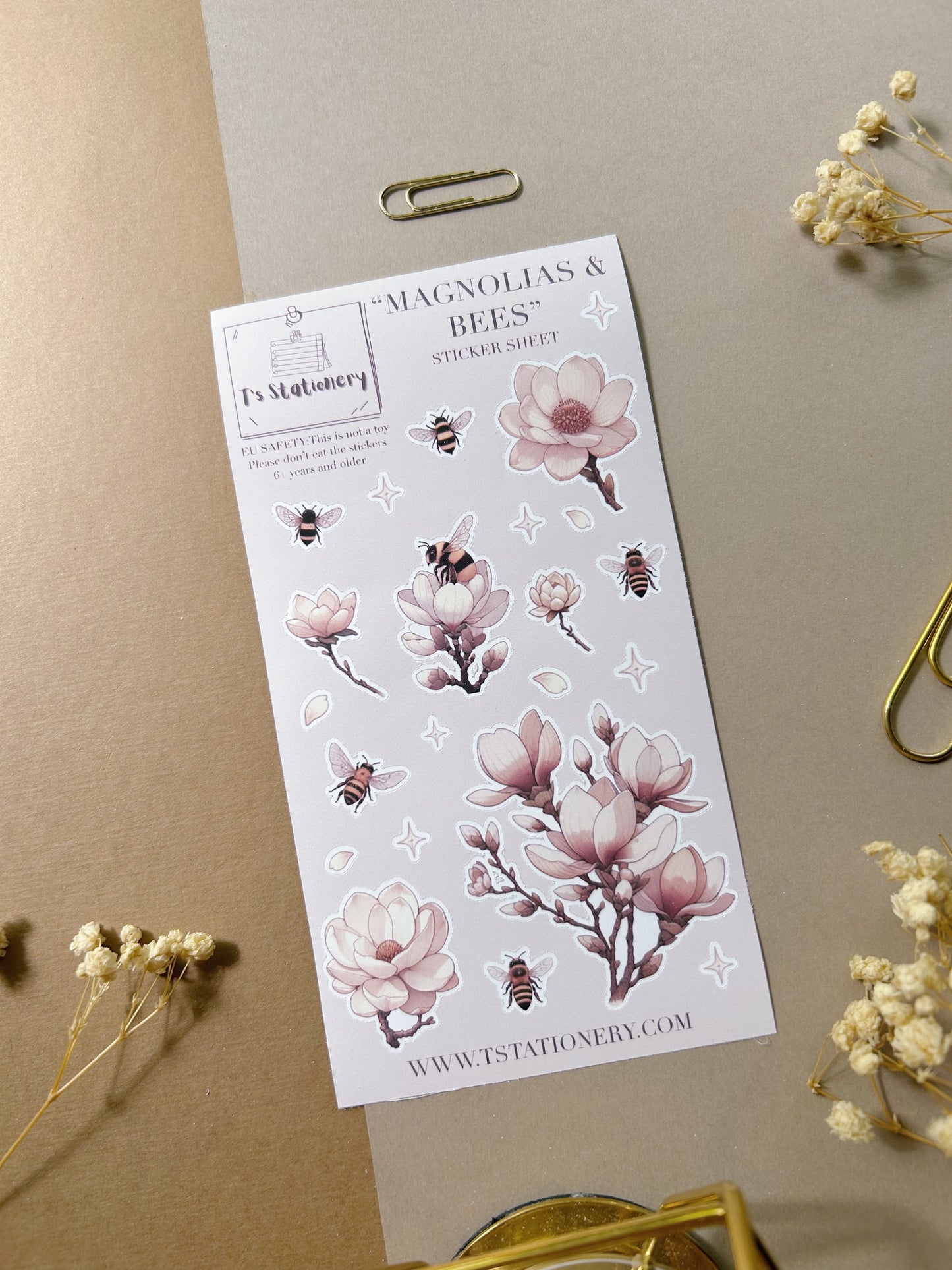 "Spring Sticker Set Of 3"