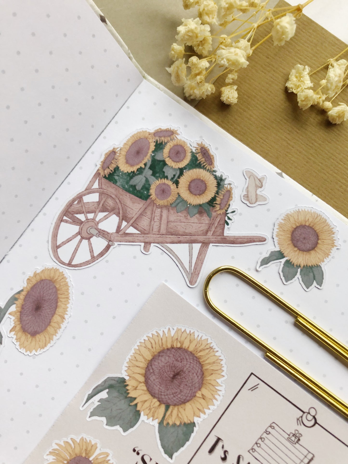 "Sunflower Farm"  Sticker Sheet