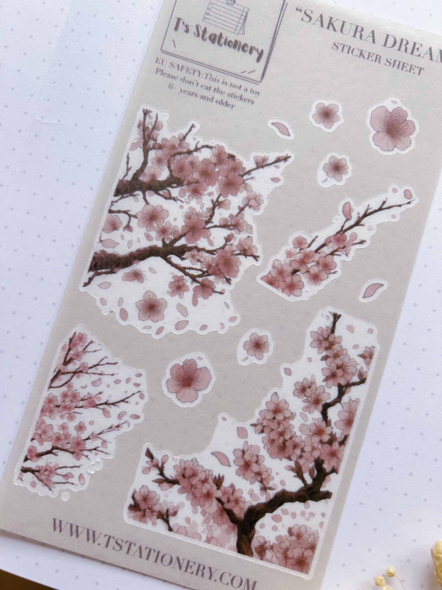 "Sakura Dream"  Sticker Sheet