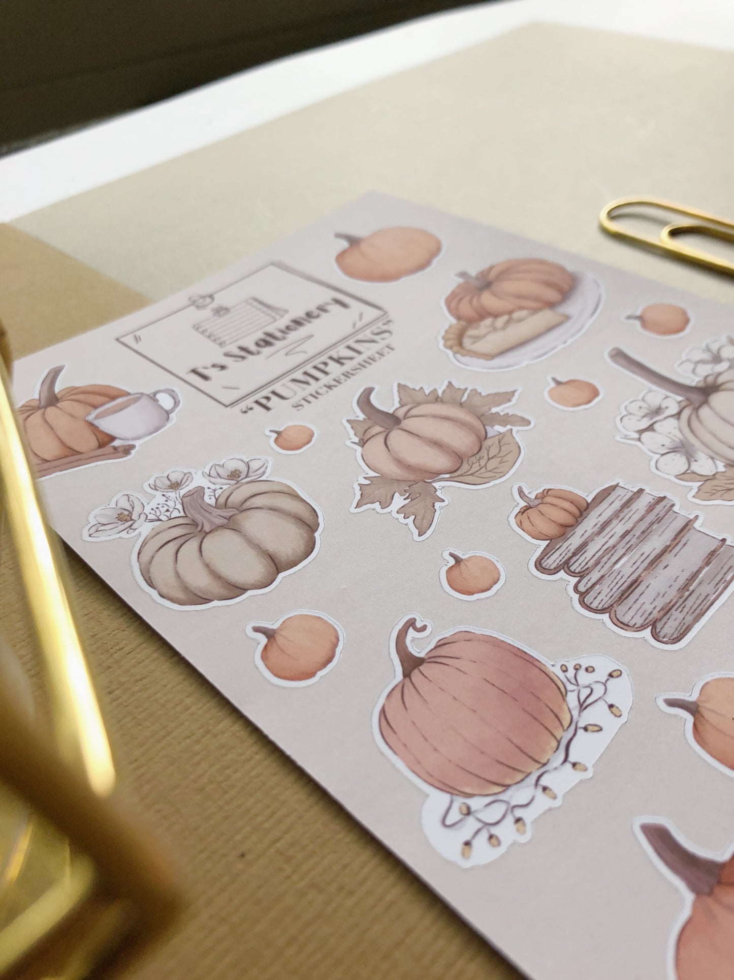 "Pumpkins"  Sticker Sheet