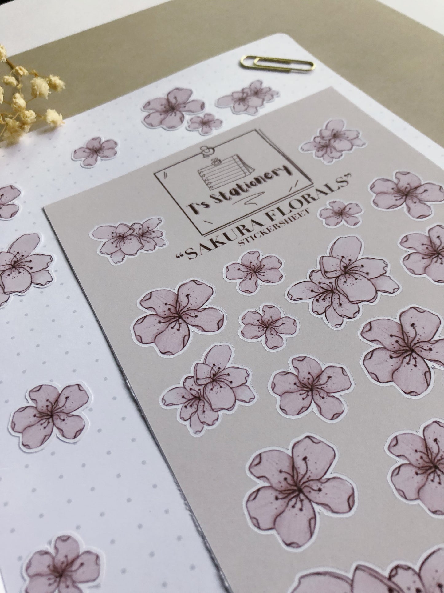 "Sakura Florals" Sticker Sheet