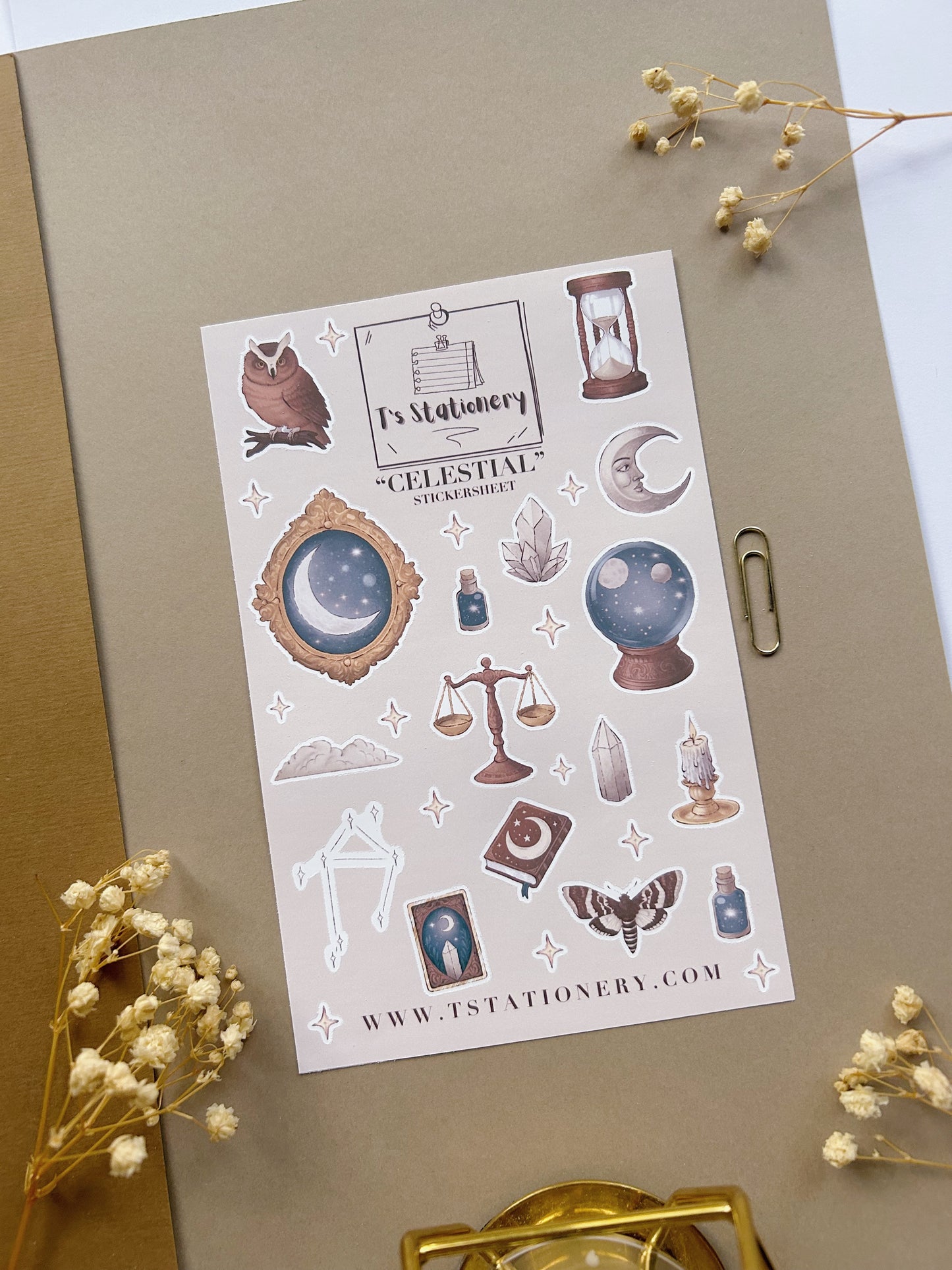 "Celestial"  Sticker Sheet