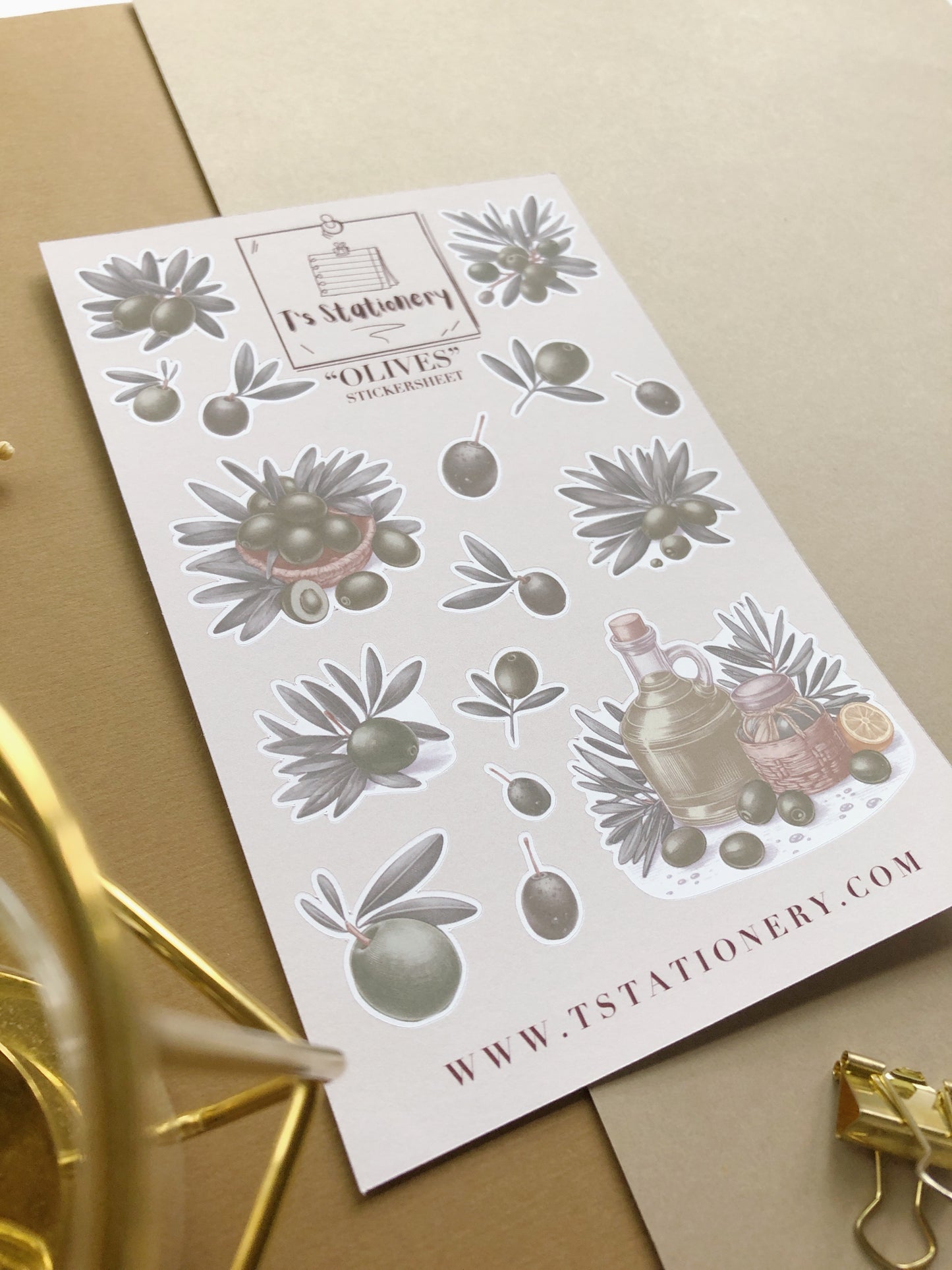 "Olives" Sticker Sheet