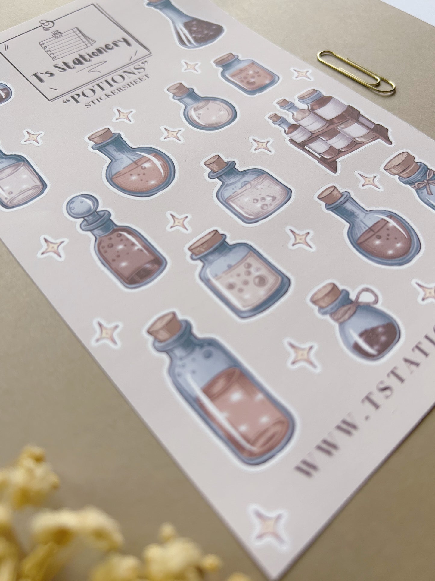 "Potions"  Sticker Sheet