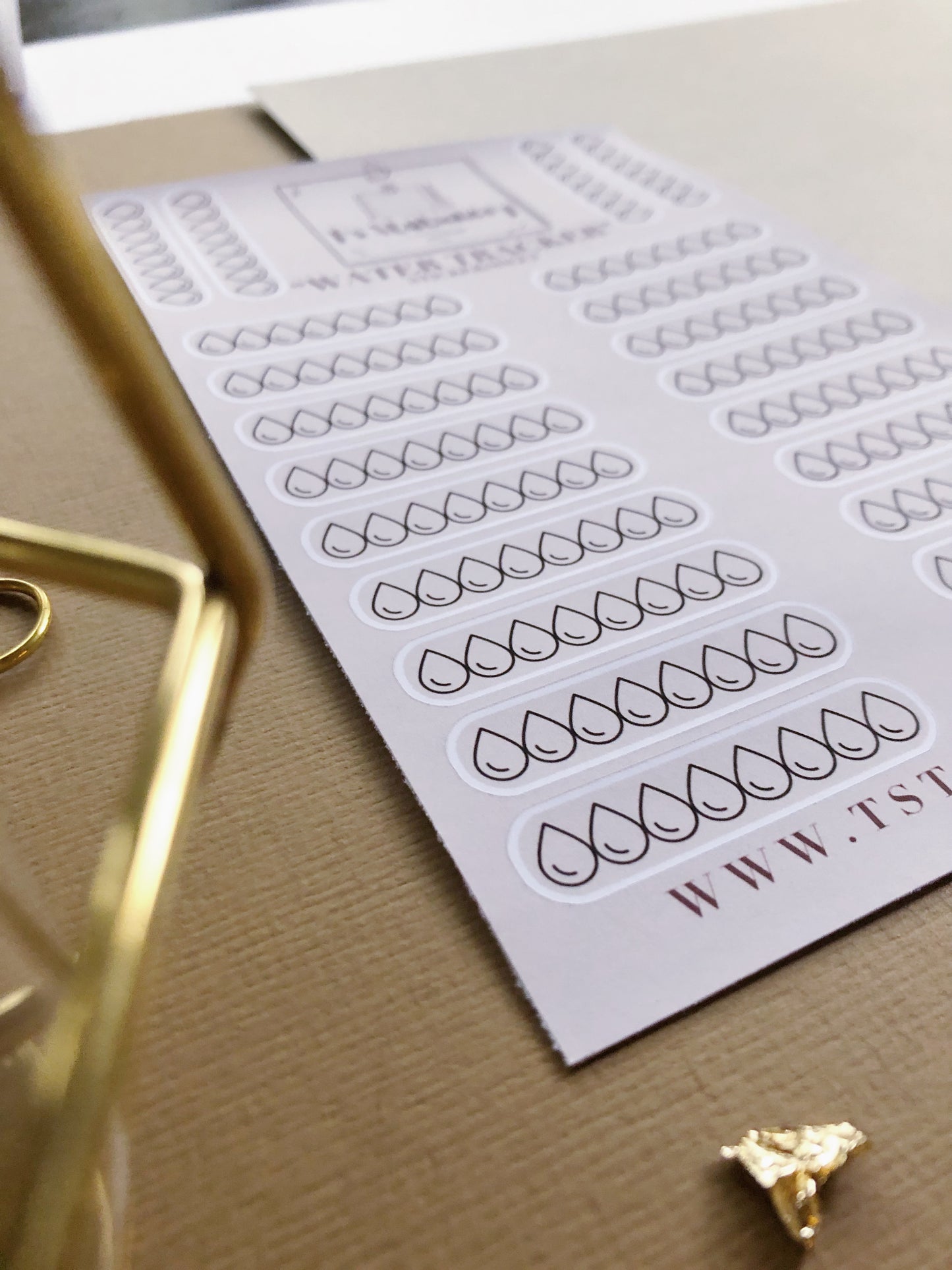"Water Tracker" Sticker Sheet