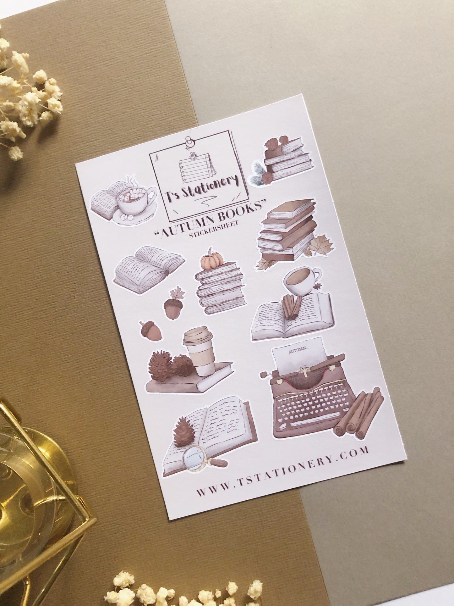 "Fall Sticker Set Of 5"