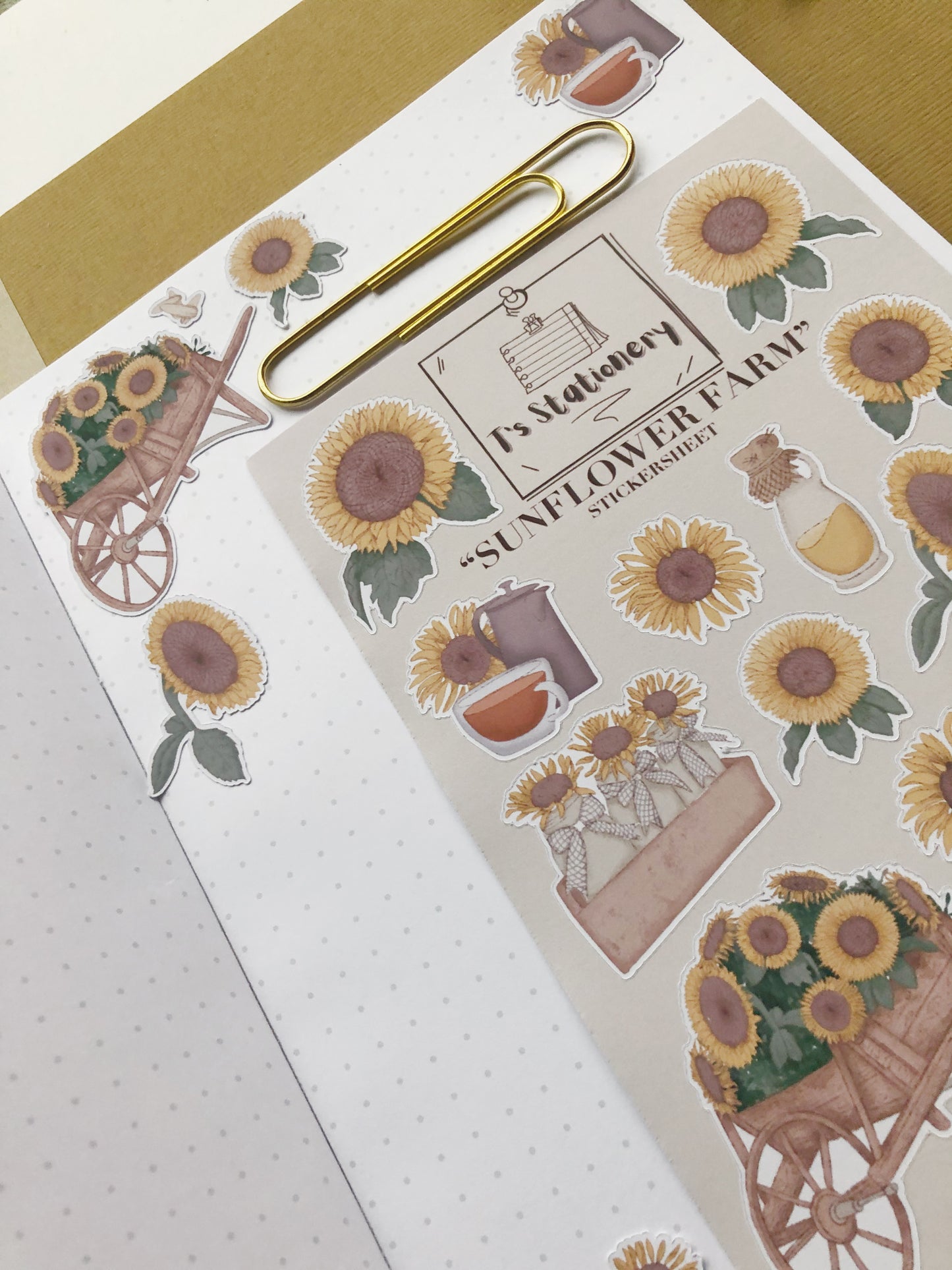 "Sunflower Farm"  Sticker Sheet
