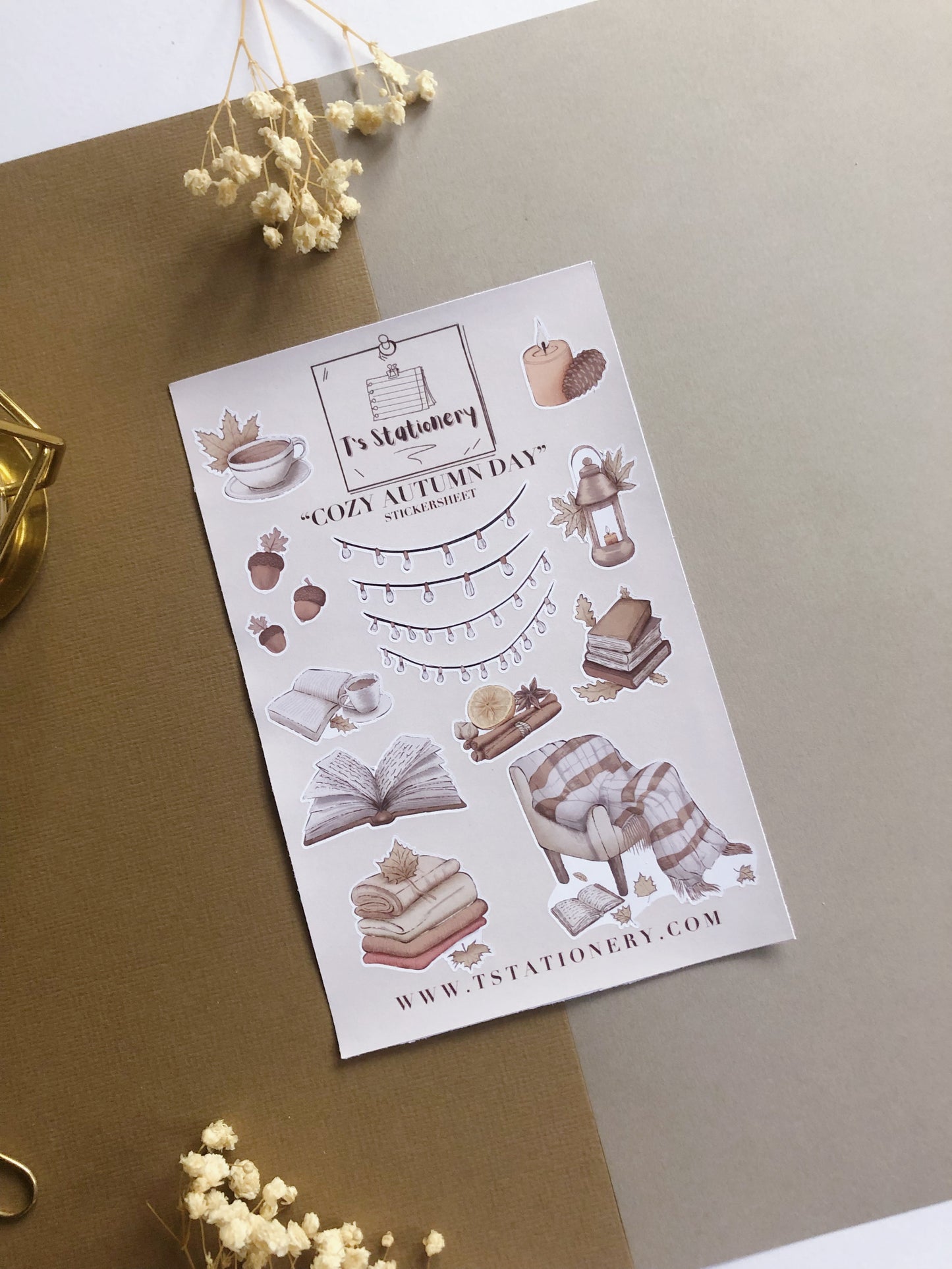"Fall Sticker Set Of 3"