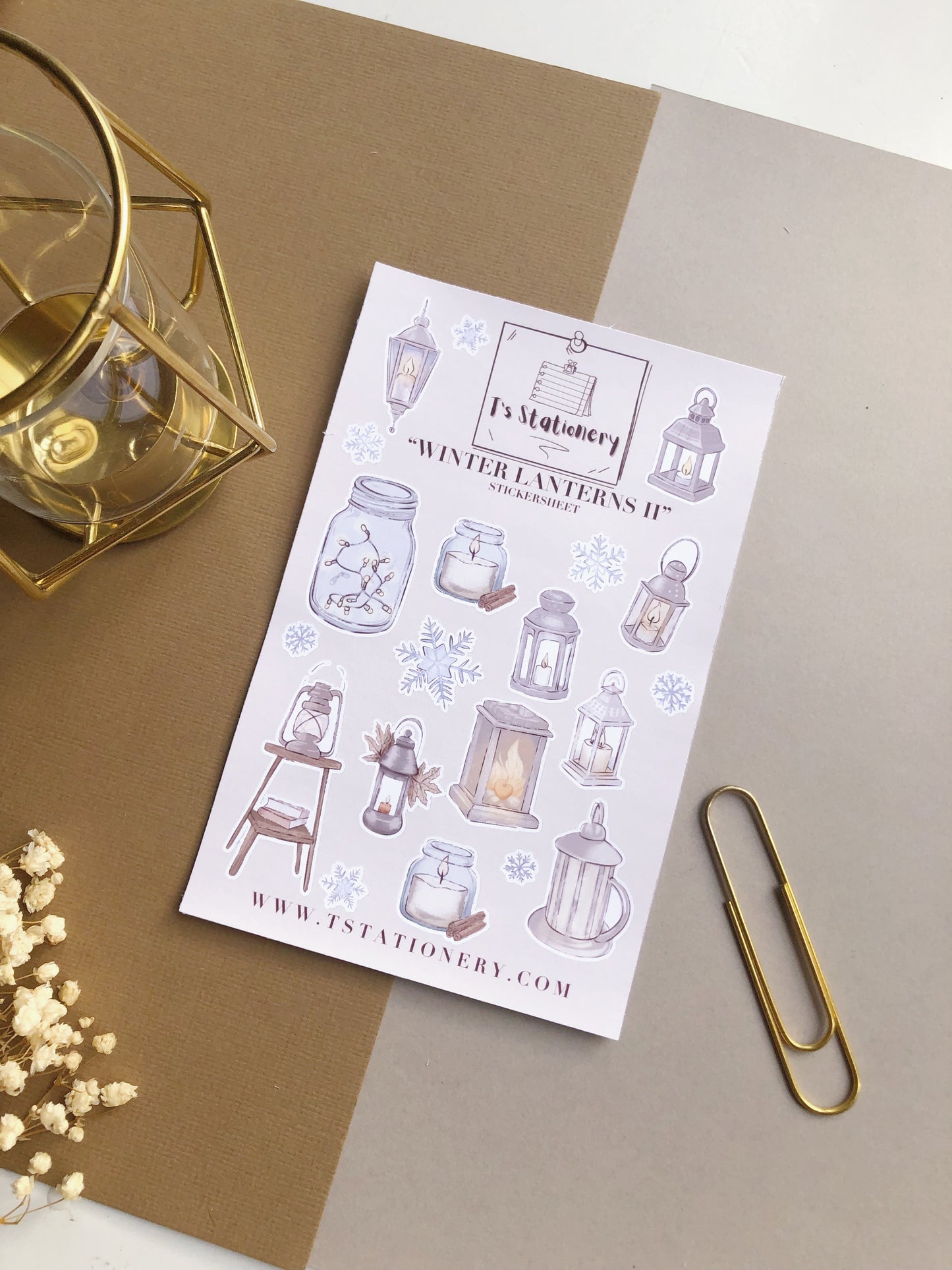 "Winter Sticker Set Of 5 - 2023"
