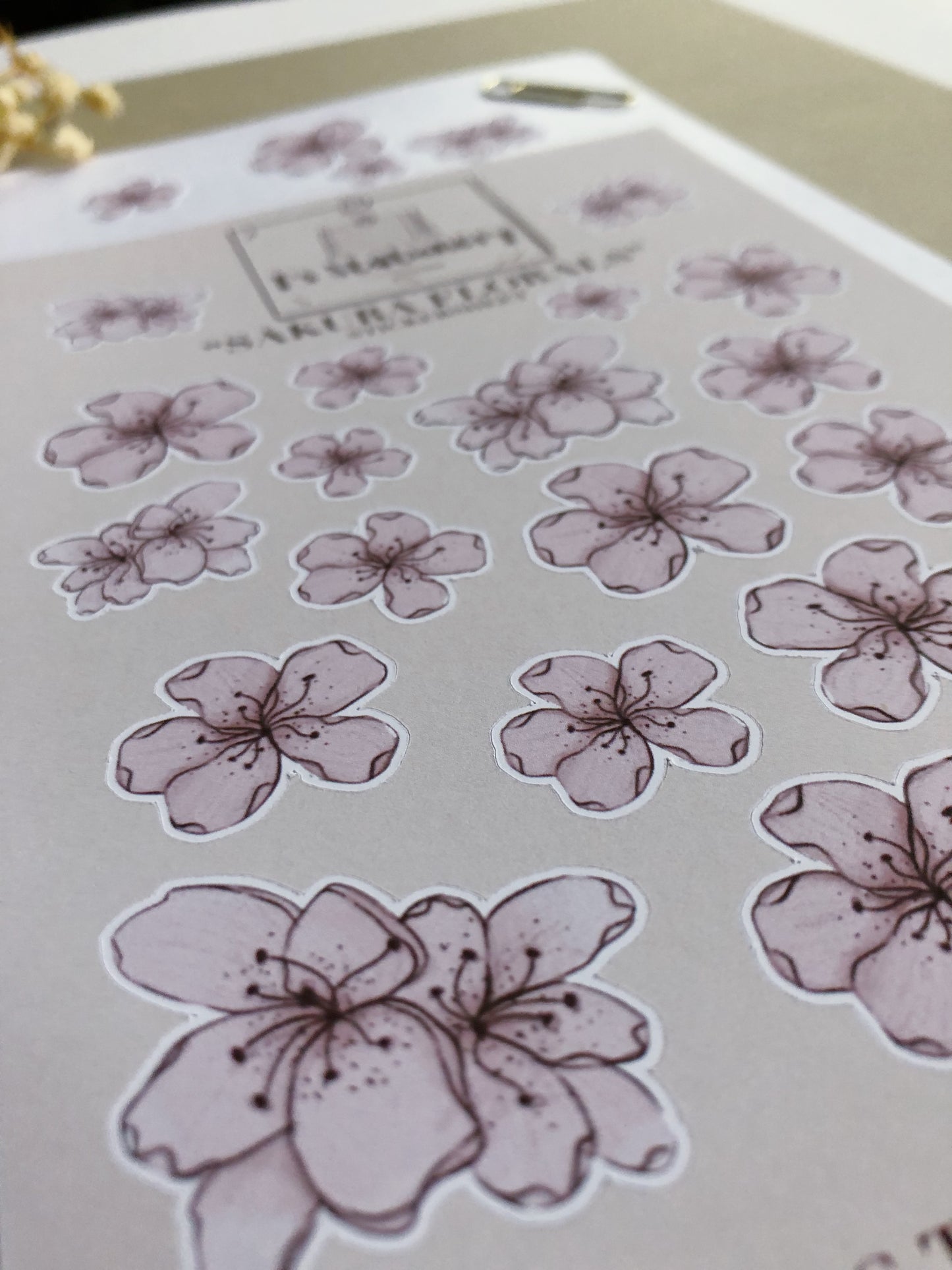 "Sakura Florals" Sticker Sheet