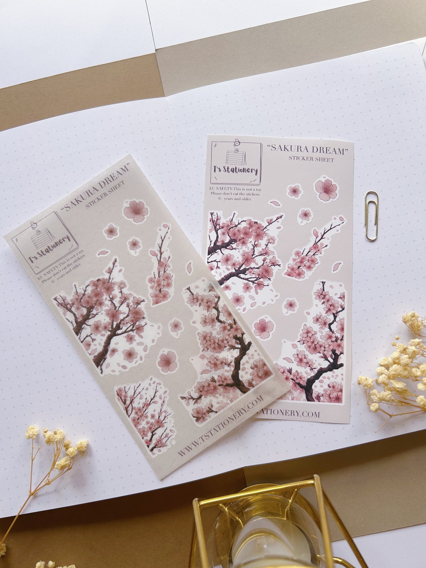 "Sakura Dream"  Sticker Sheet