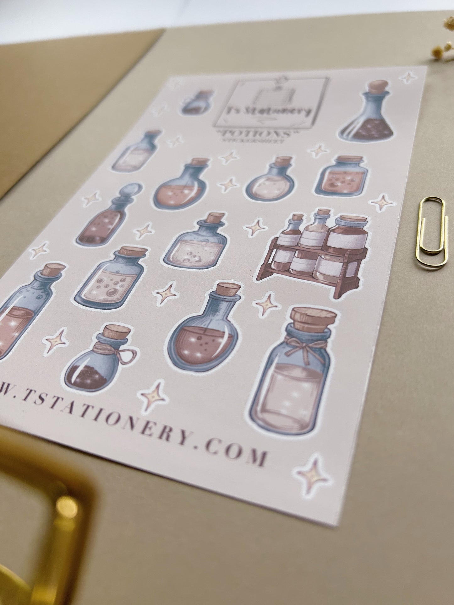 "Potions"  Sticker Sheet