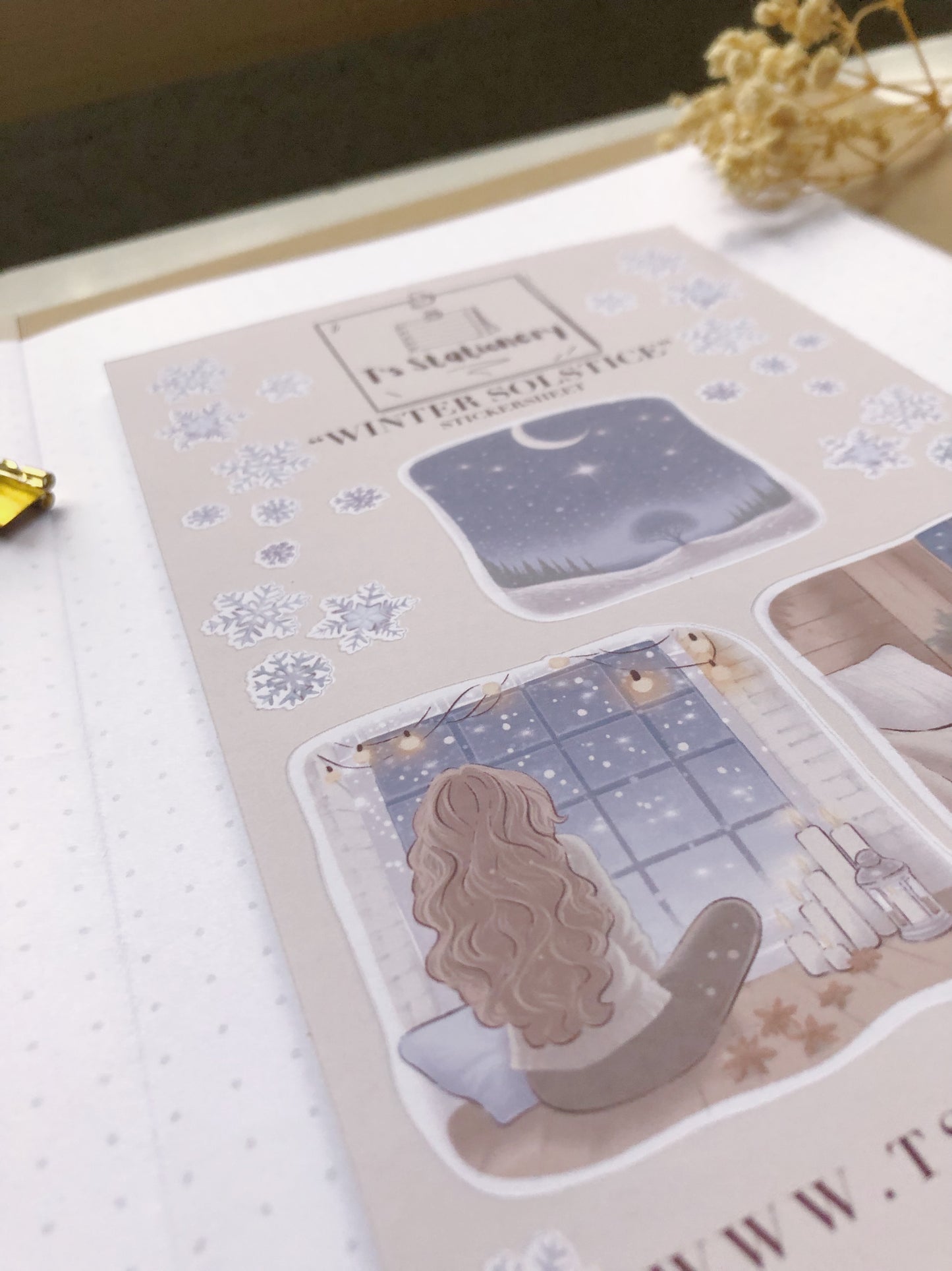 "Winter Solstice"  Sticker Sheet