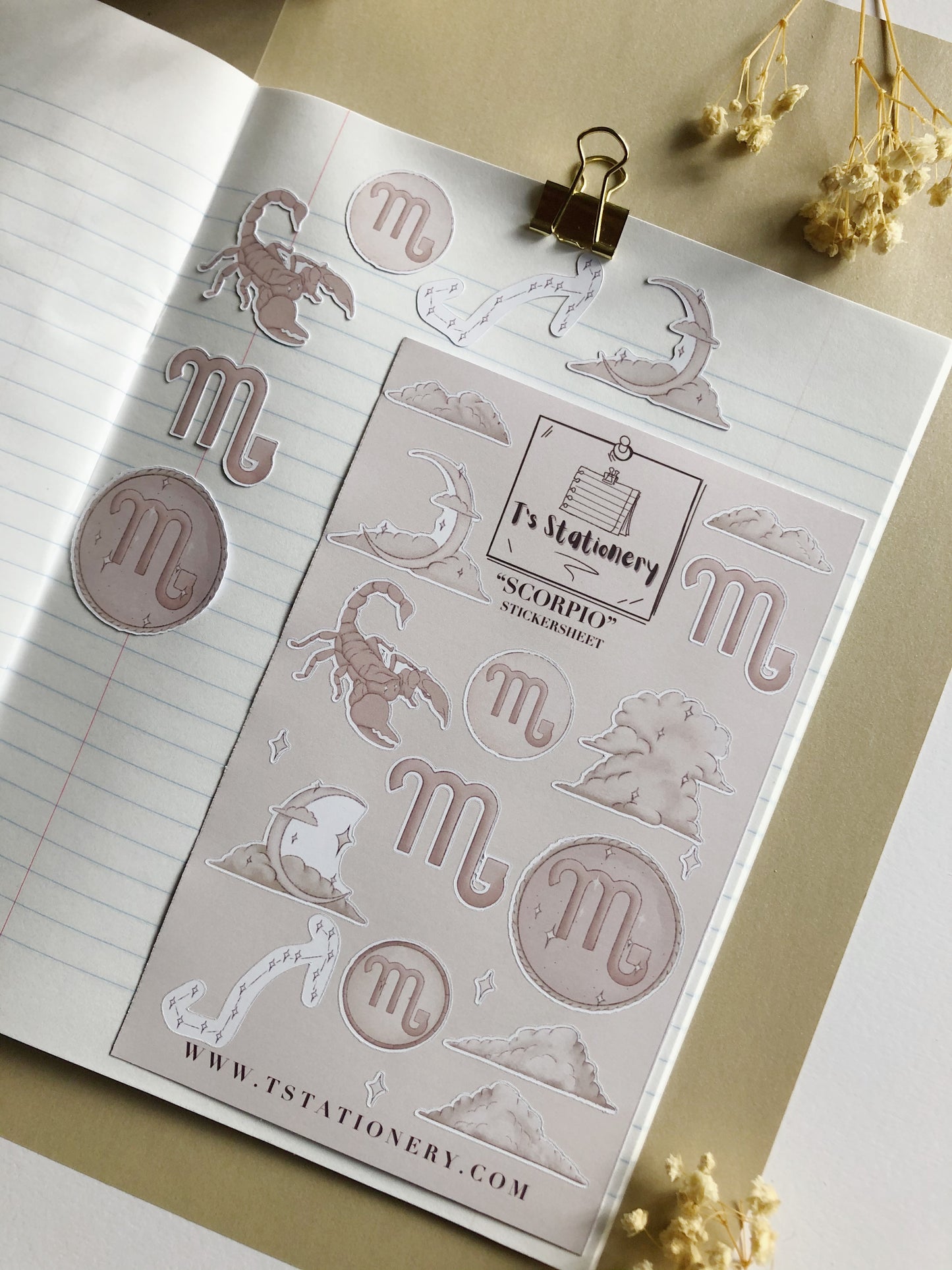 "Scorpio" Sticker Sheet