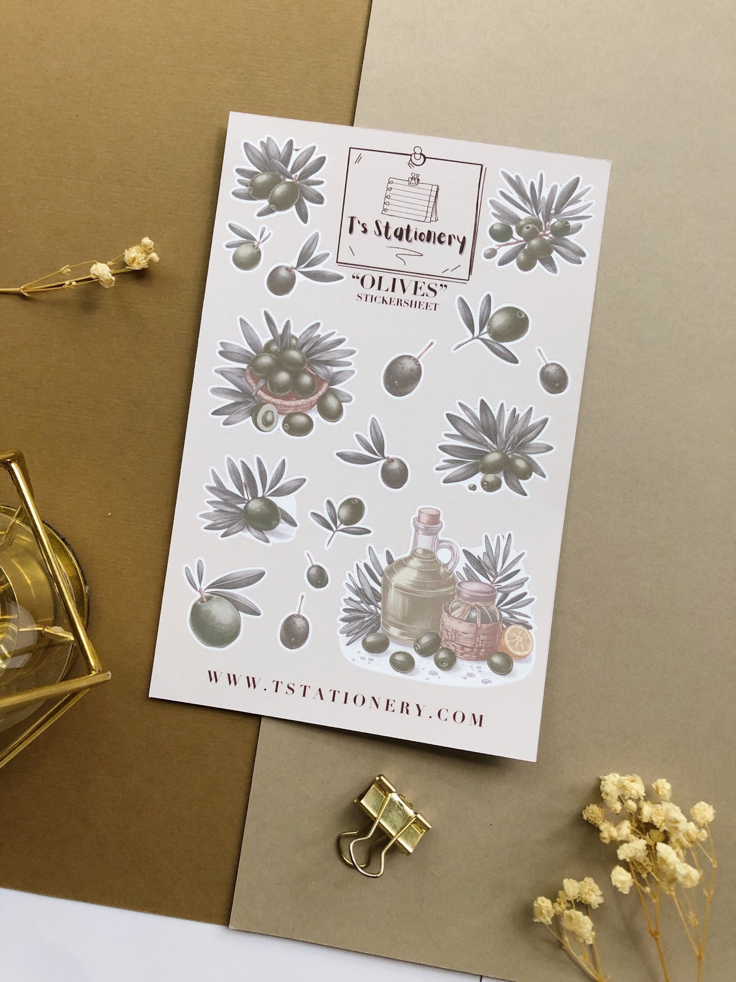 "Olives" Sticker Sheet