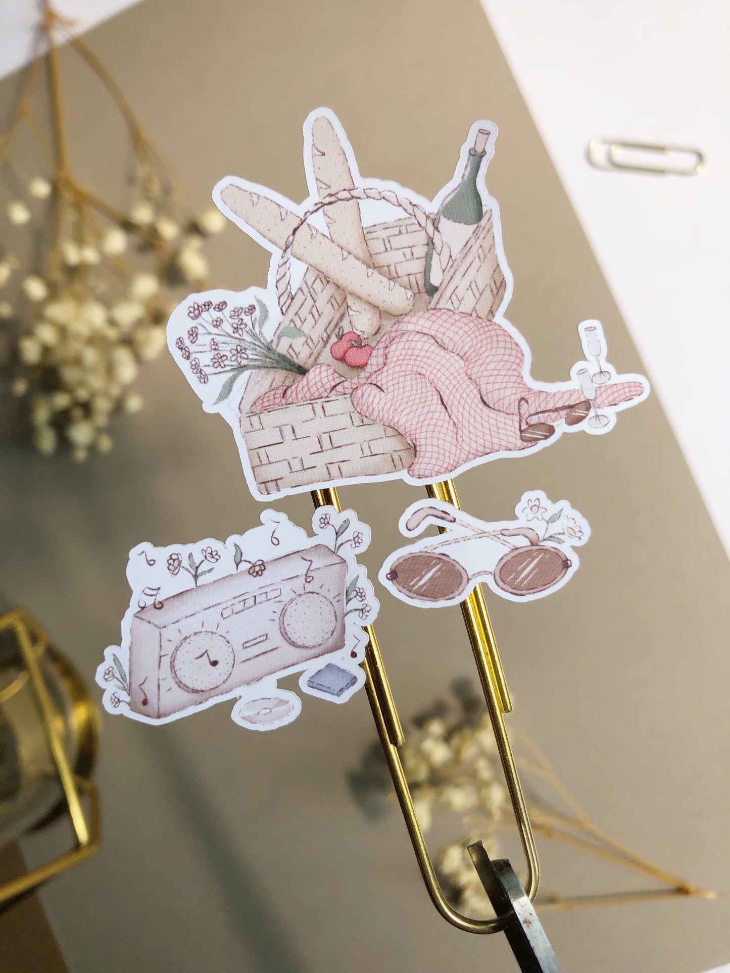 "Day At The Park"  Sticker Sheet