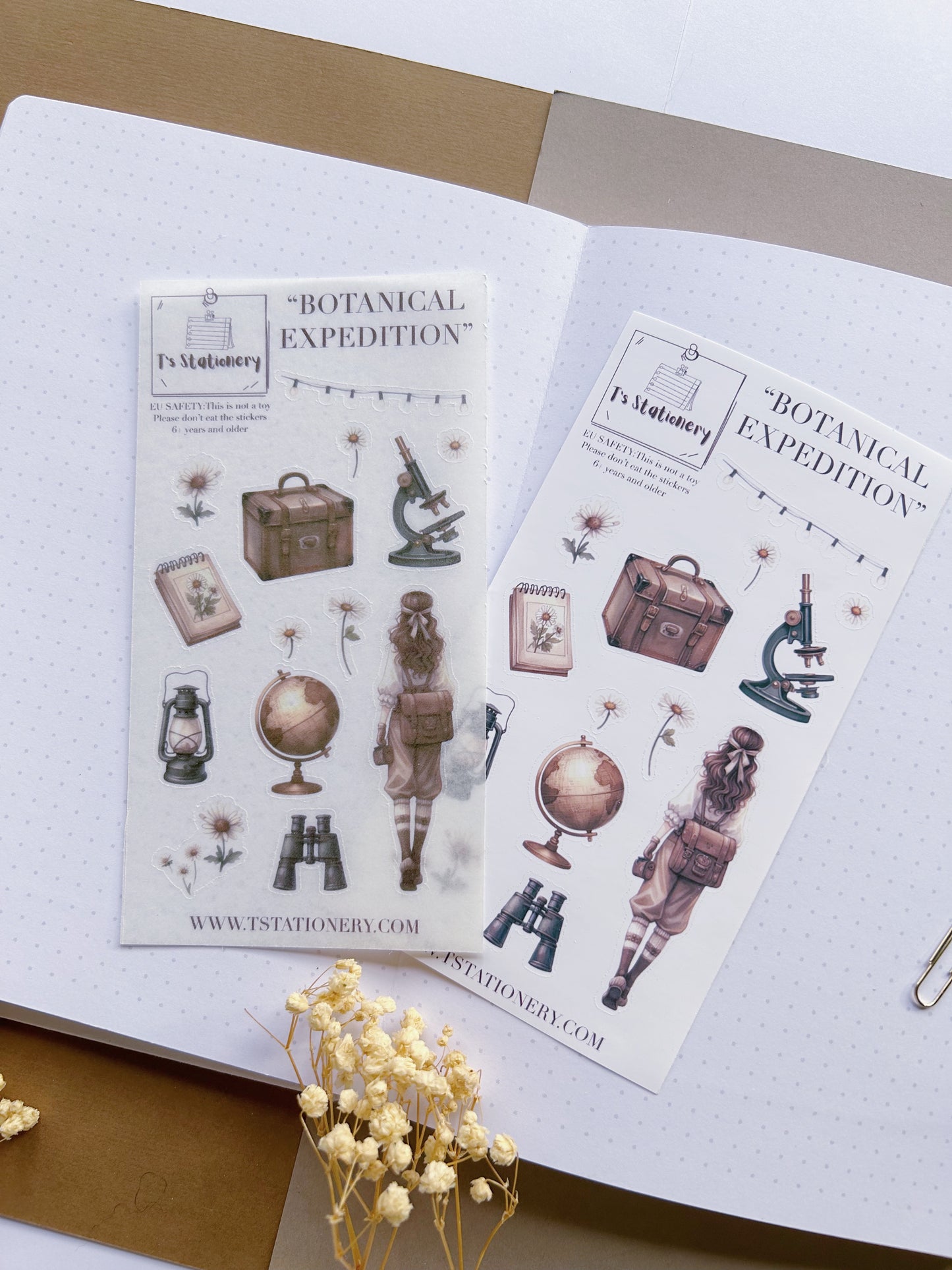 "Botanical Expedition"  Sticker Sheet