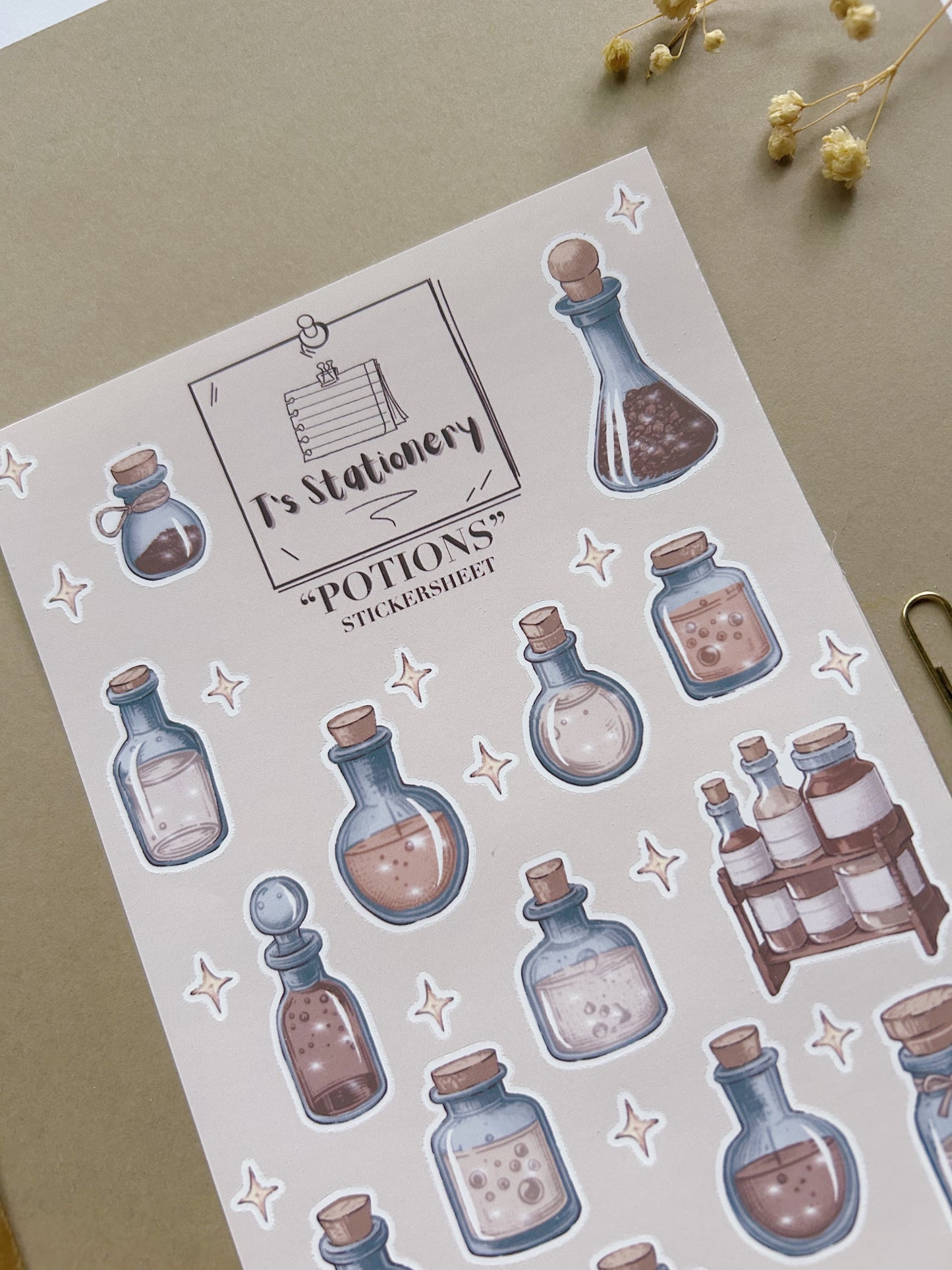 "Potions"  Sticker Sheet