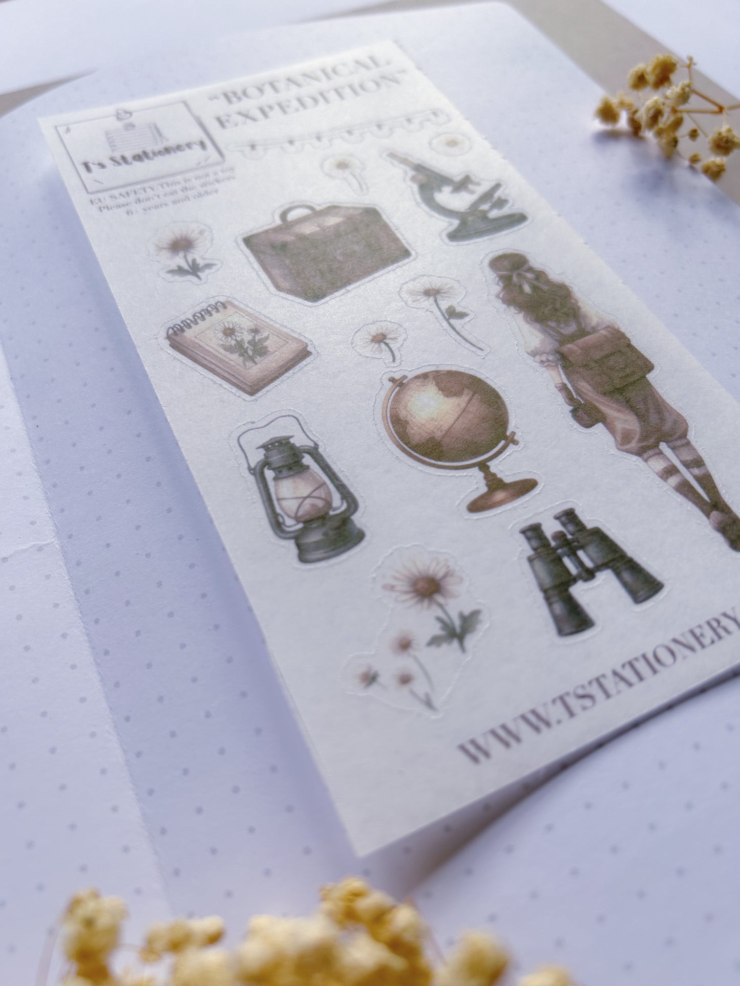 "Botanical Expedition"  Sticker Sheet