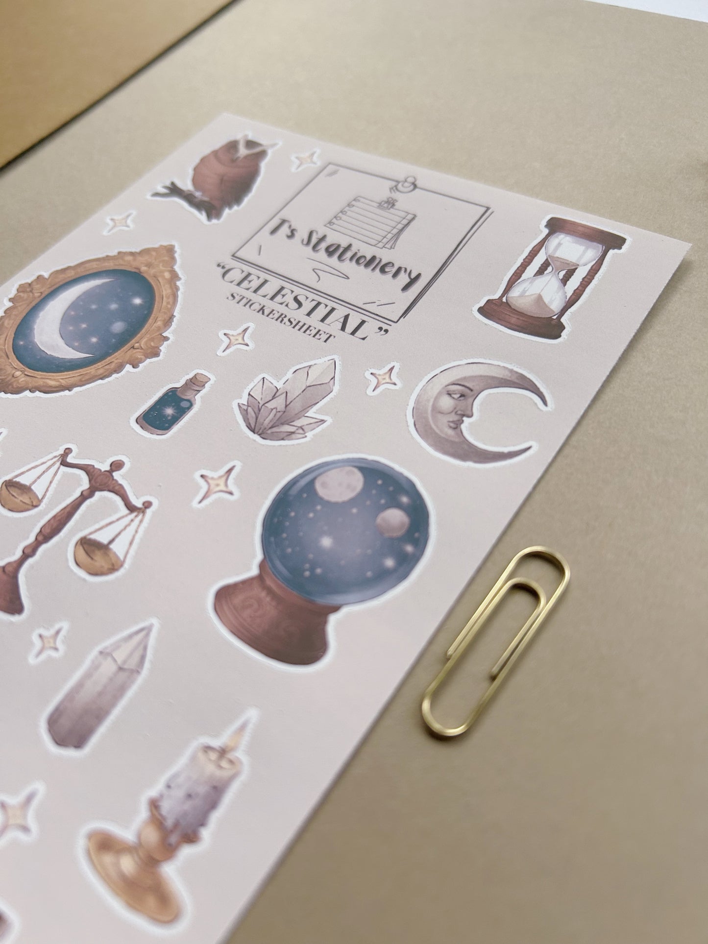 "Celestial"  Sticker Sheet