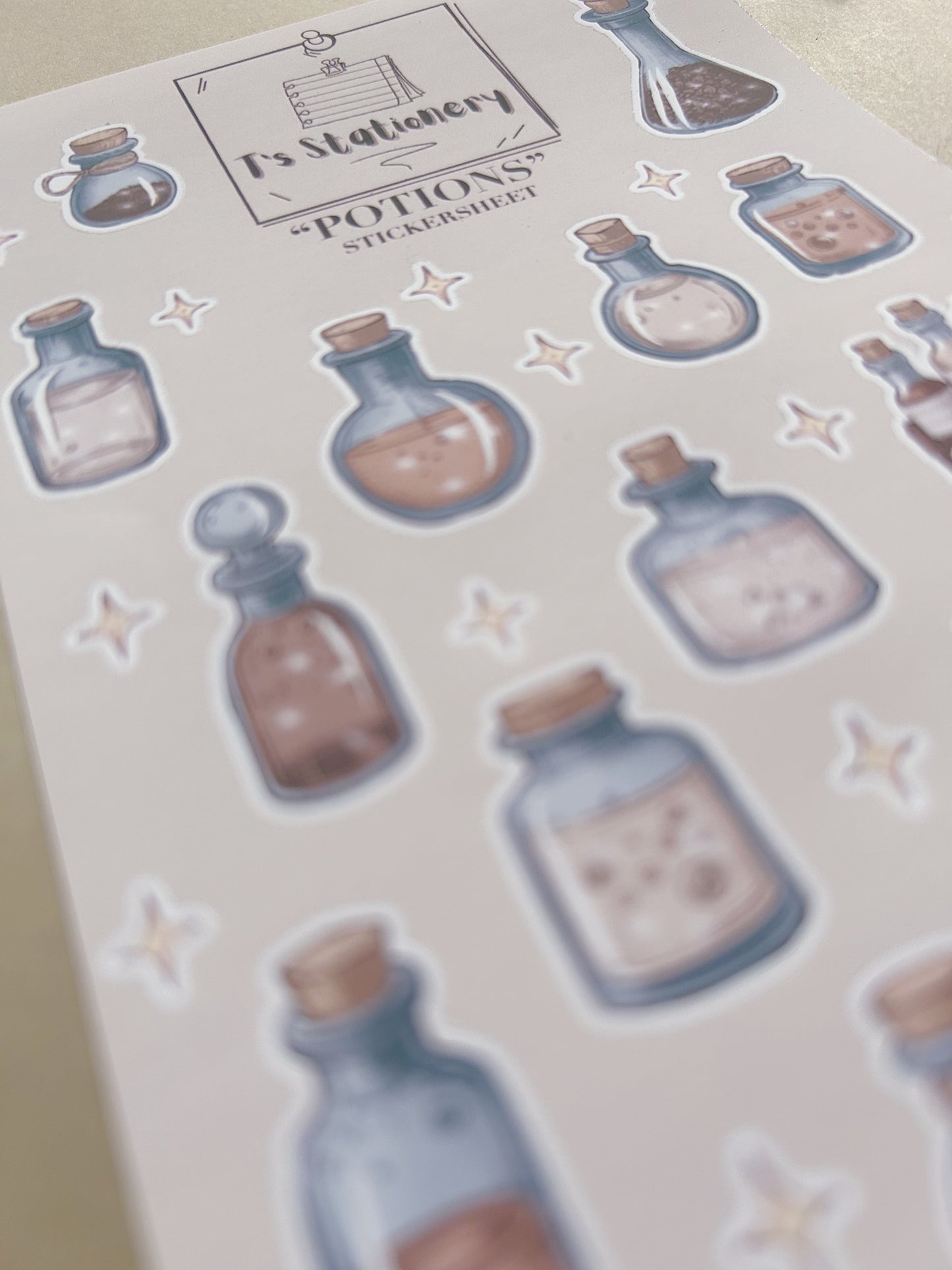 "Potions"  Sticker Sheet