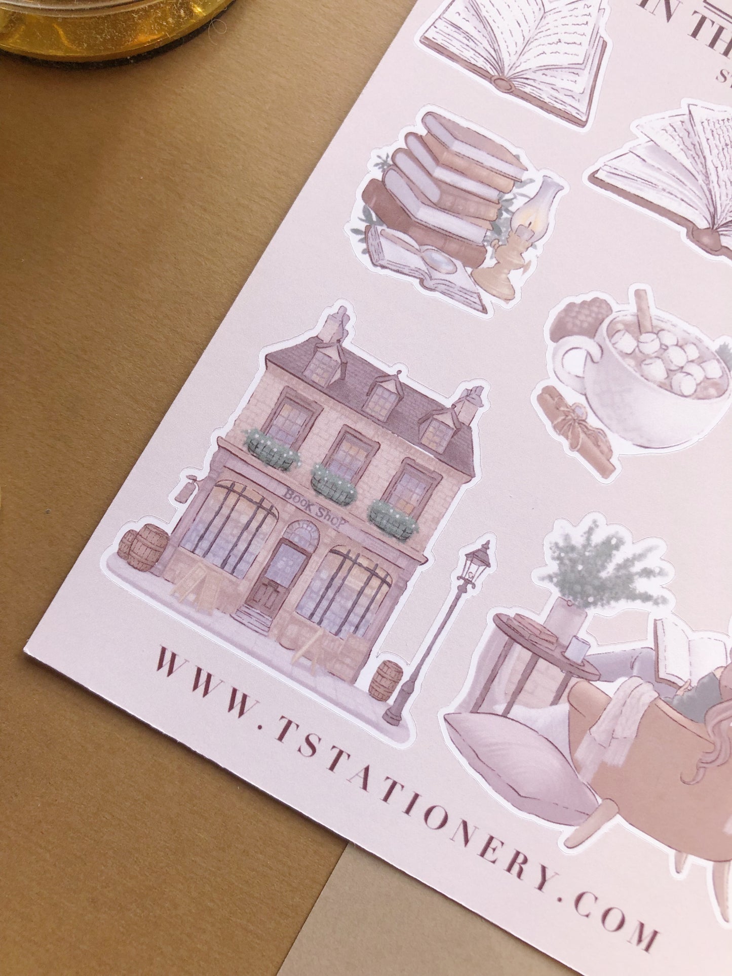 "In The Bookshop" Sticker Sheet