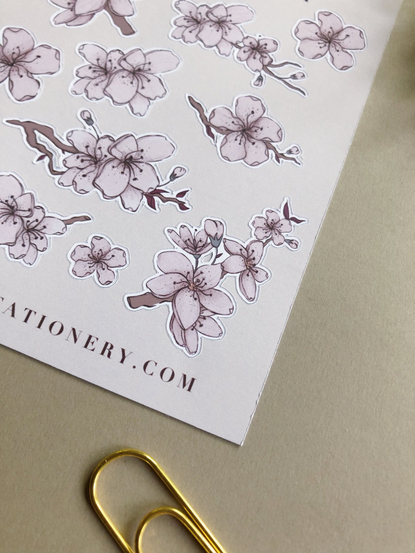 "Cherry Blossom"  Sticker Sheet