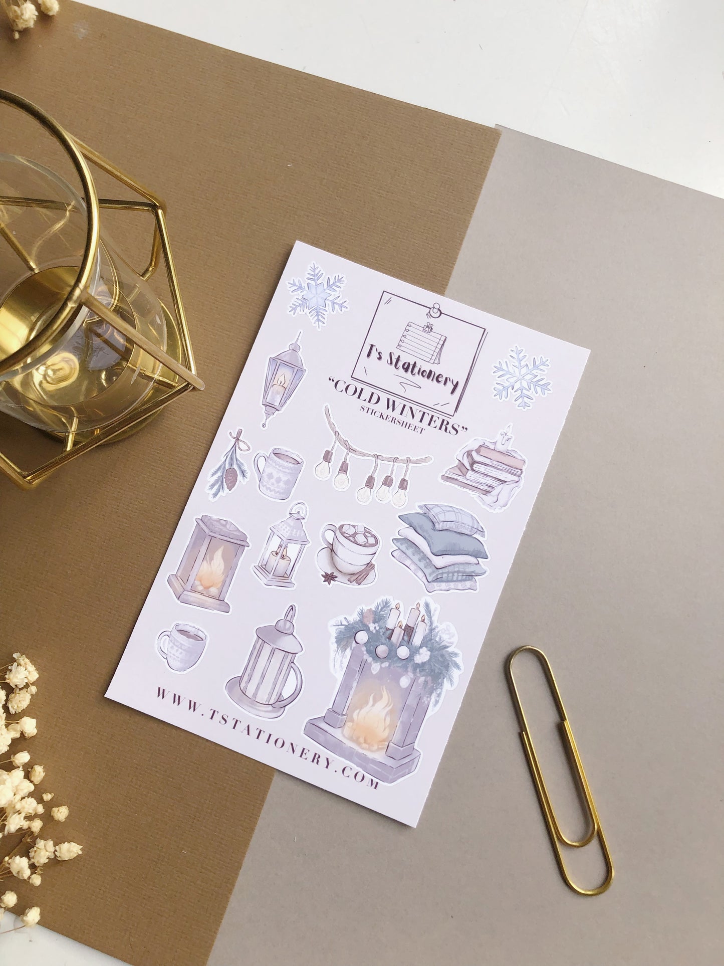 "Winter Sticker Set Of 5 - 2023"