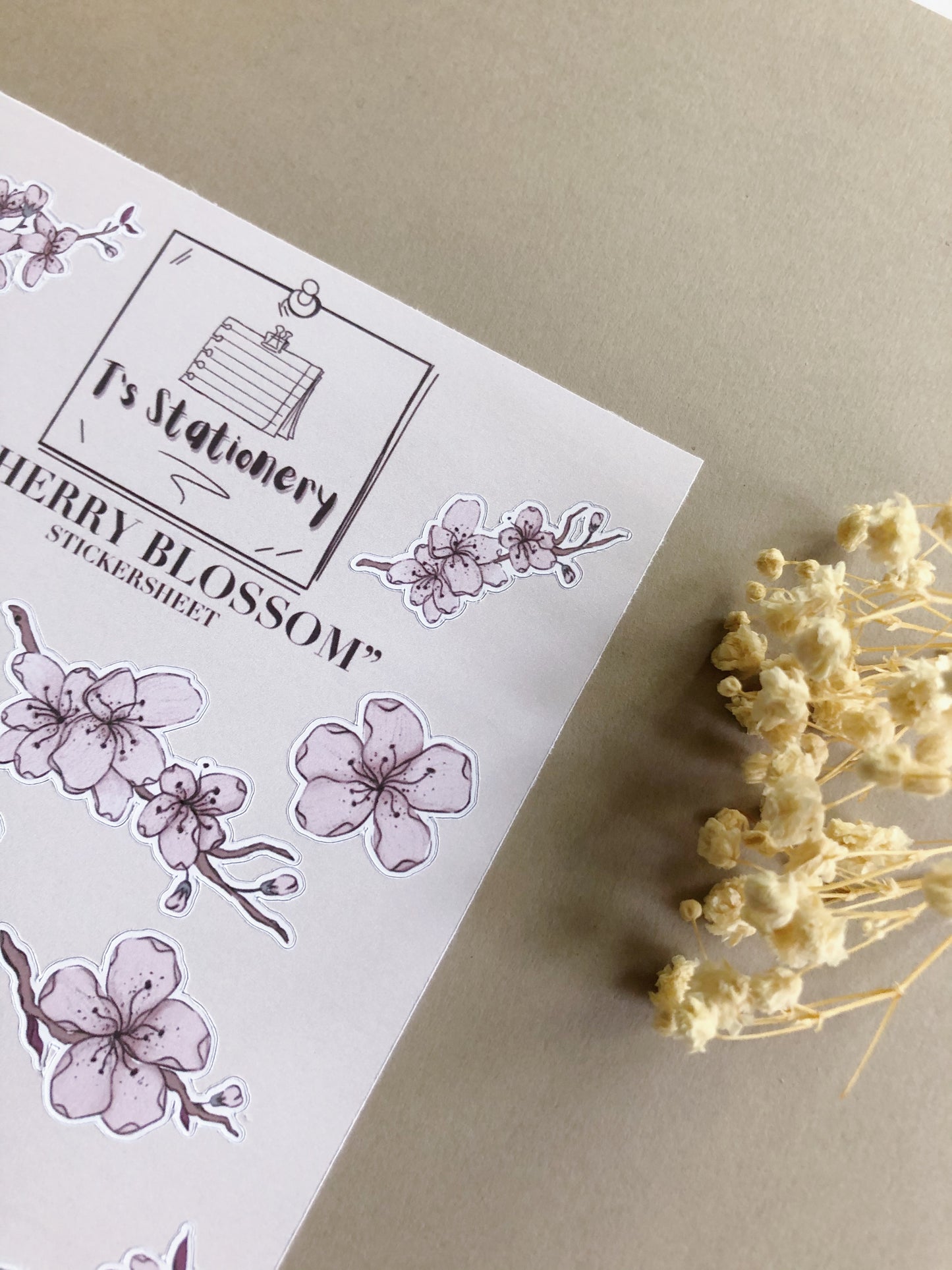 "Cherry Blossom"  Sticker Sheet