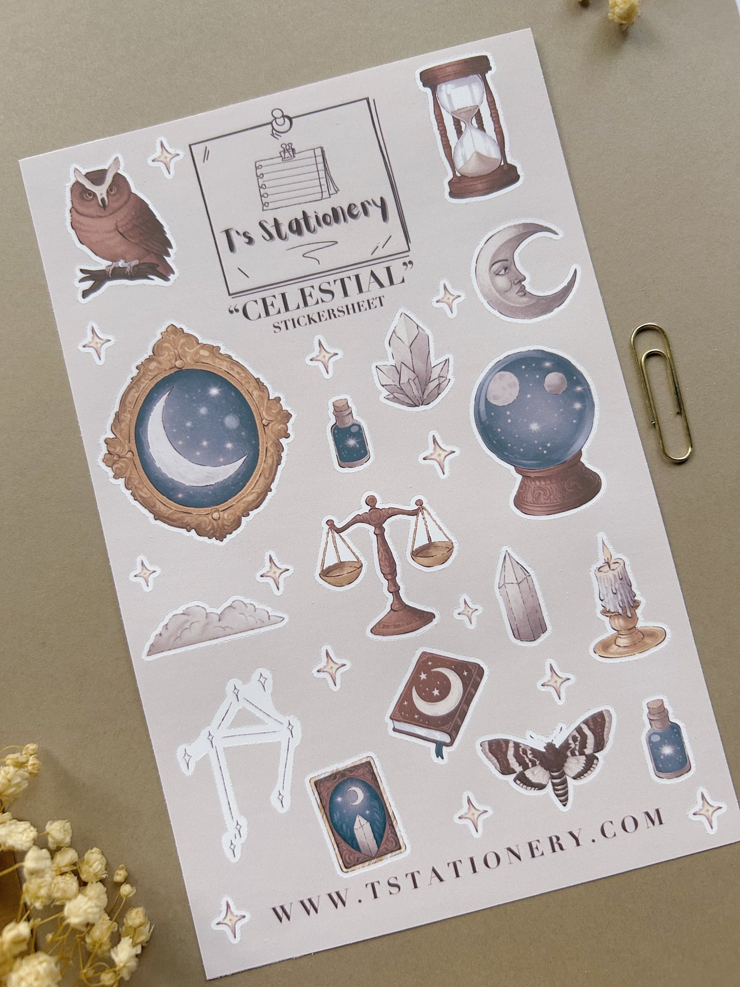 "Celestial"  Sticker Sheet