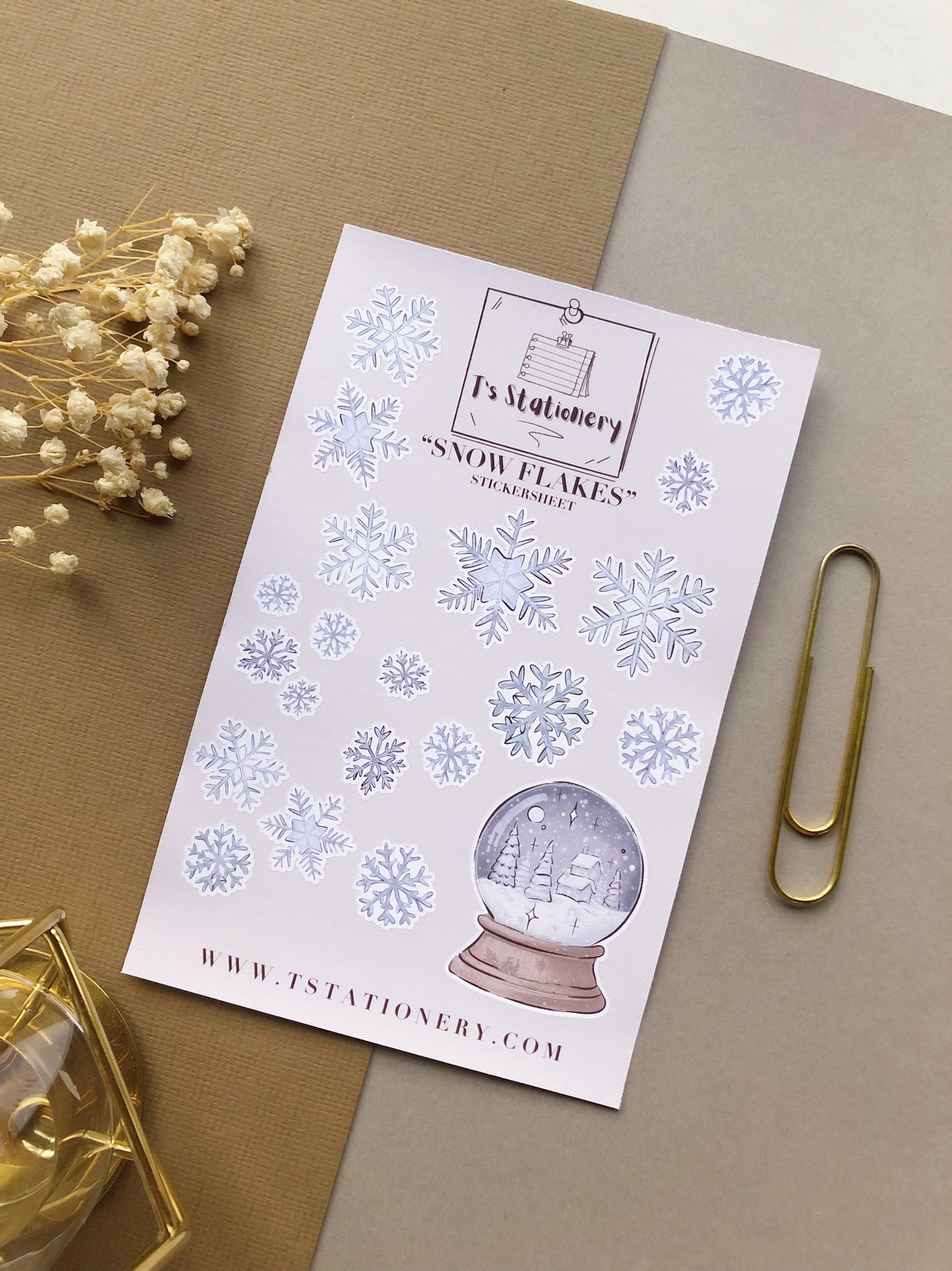 Winter Sticker Set Of 3