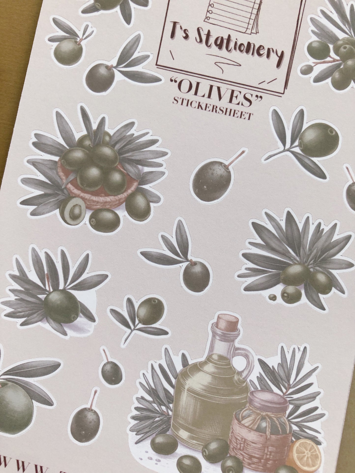 "Olives" Sticker Sheet