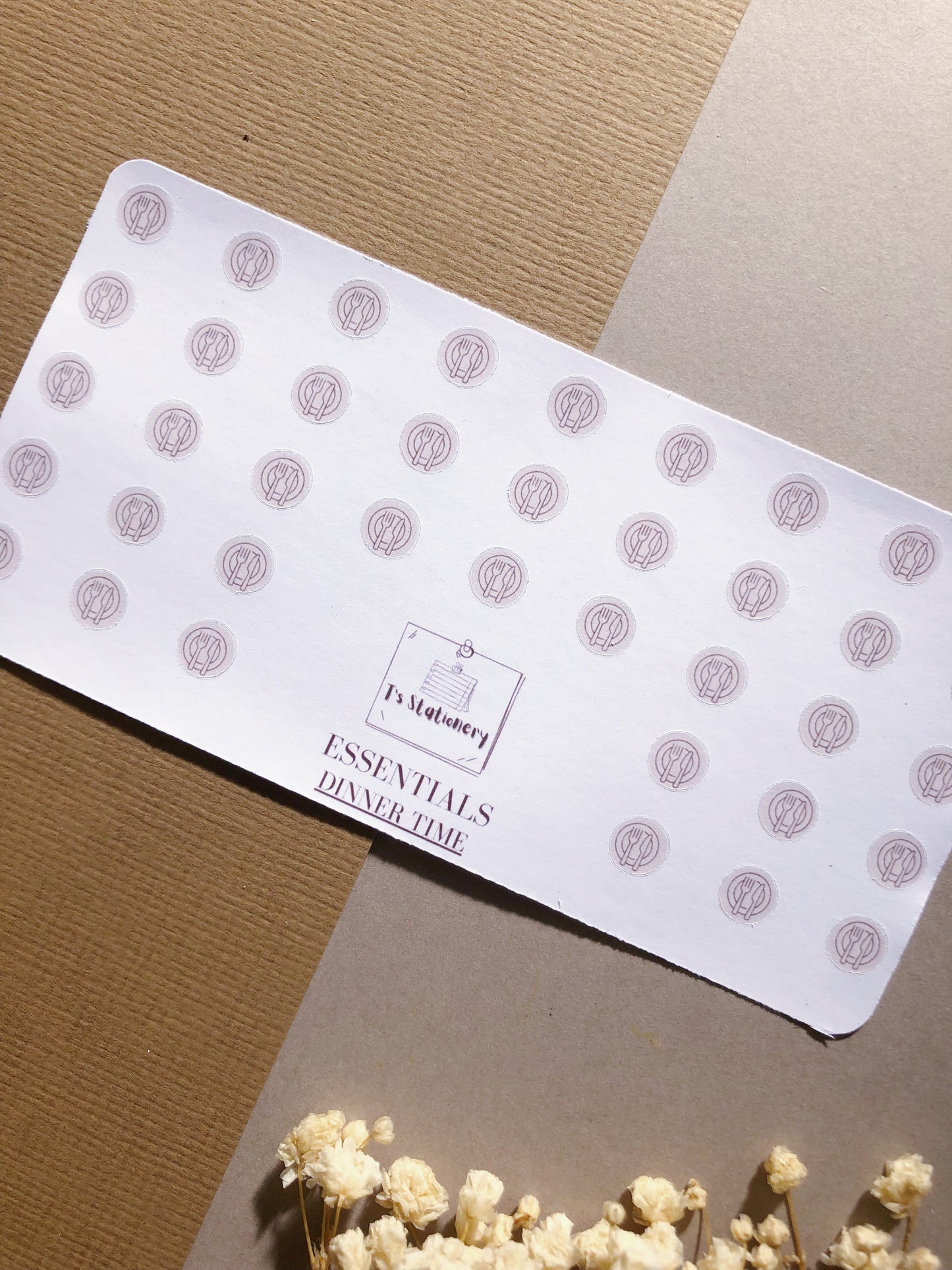 Meal Prep Icons Sticker Sheet