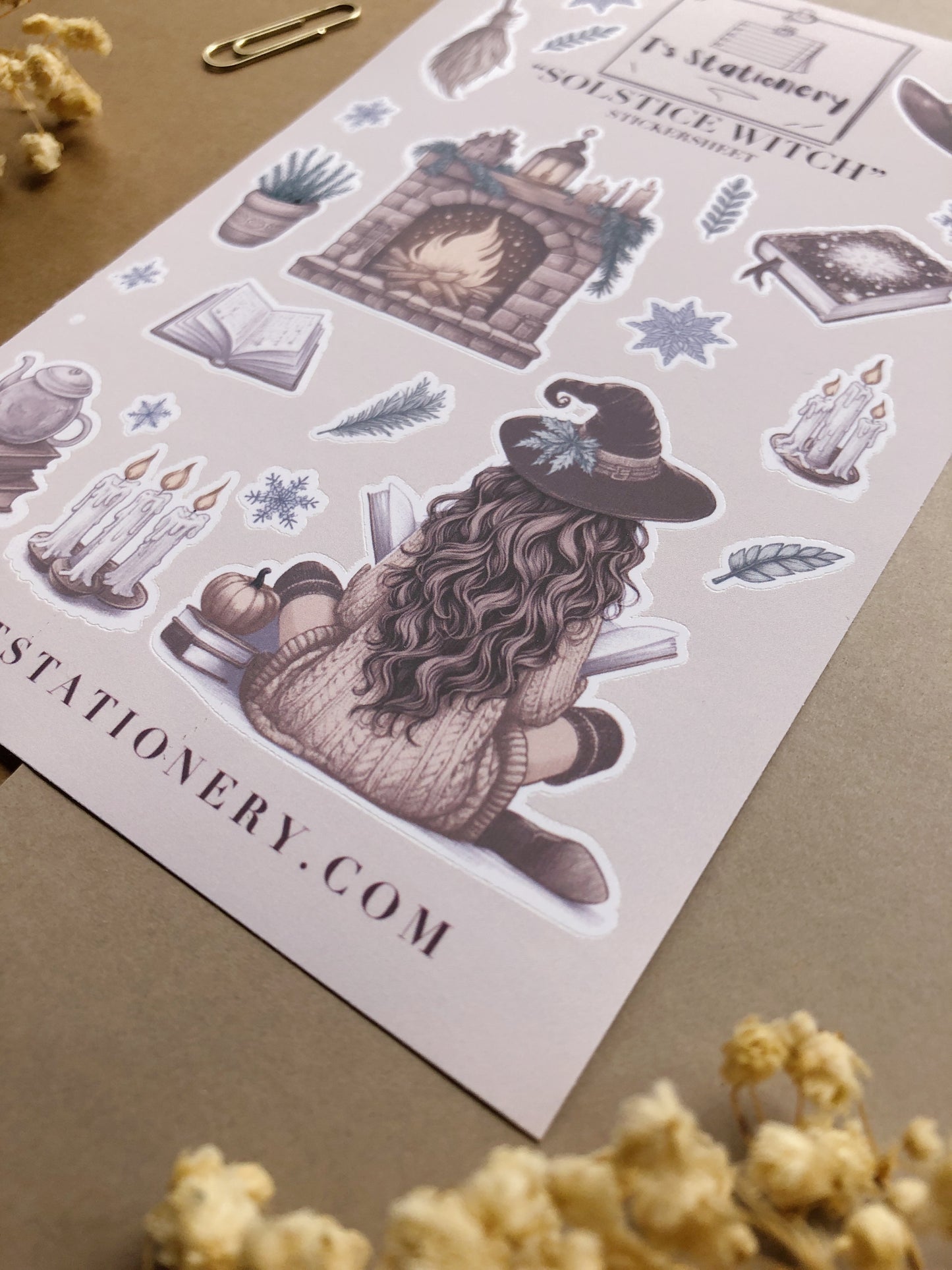 "Solstice Witch" Sticker Sheet