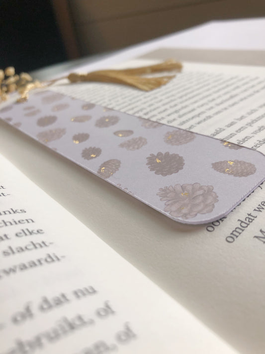 "Pinecones Bookmark"