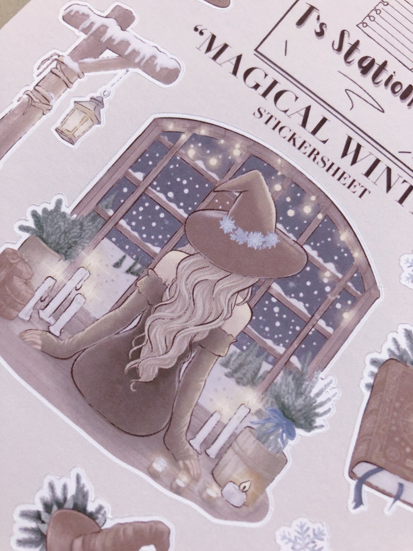 "Magical Winter"  Sticker Sheet